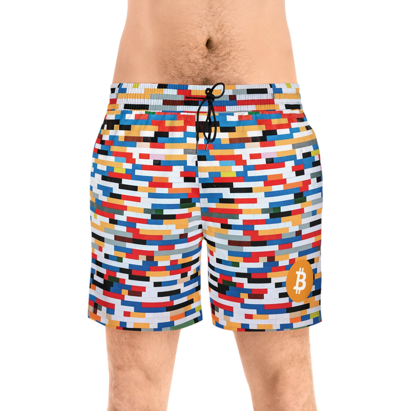 Bitcoin Colors Blocks Swim Trunk In N Out Crypto