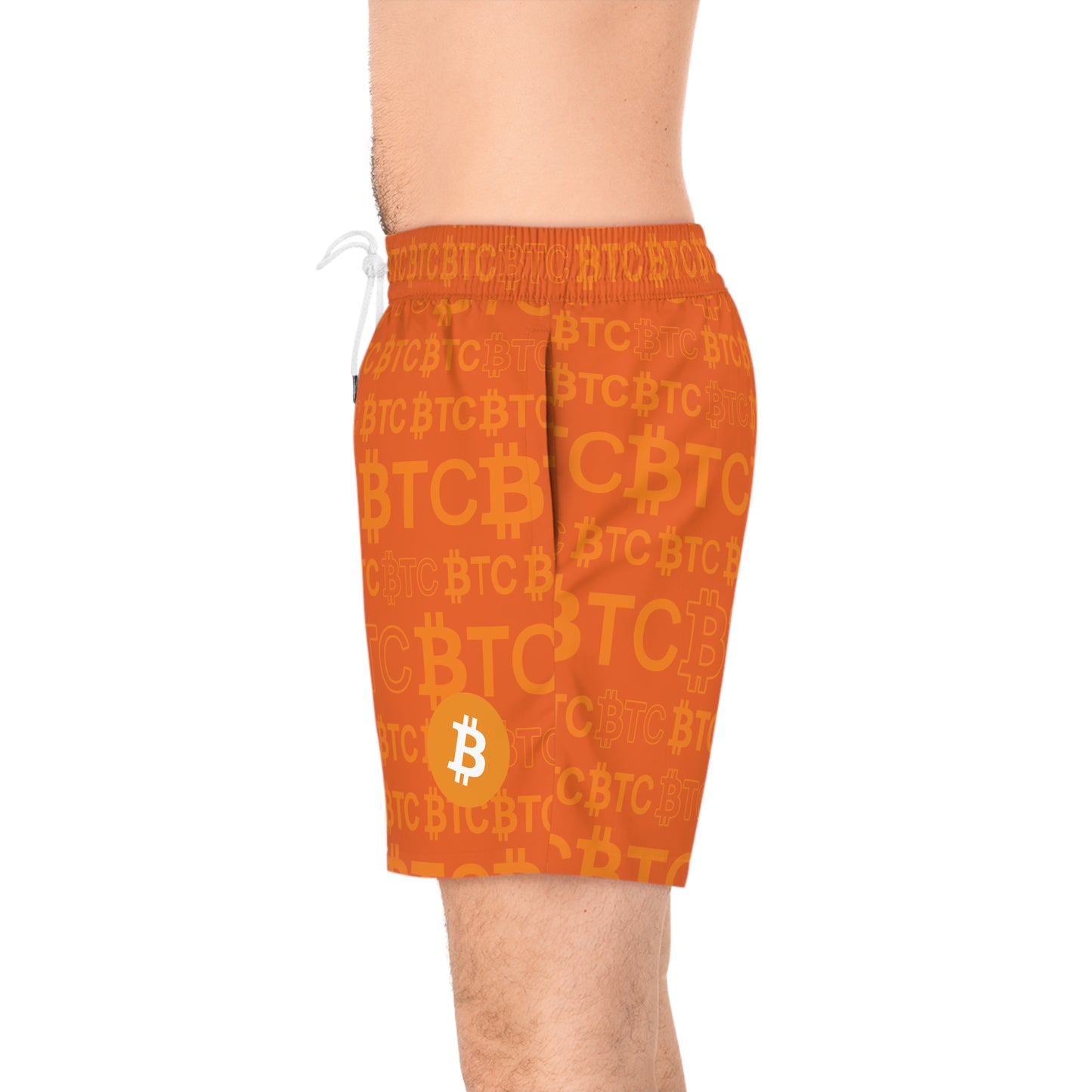 Bitcoin Dubai Orange Swim Trunk In N Out Crypto