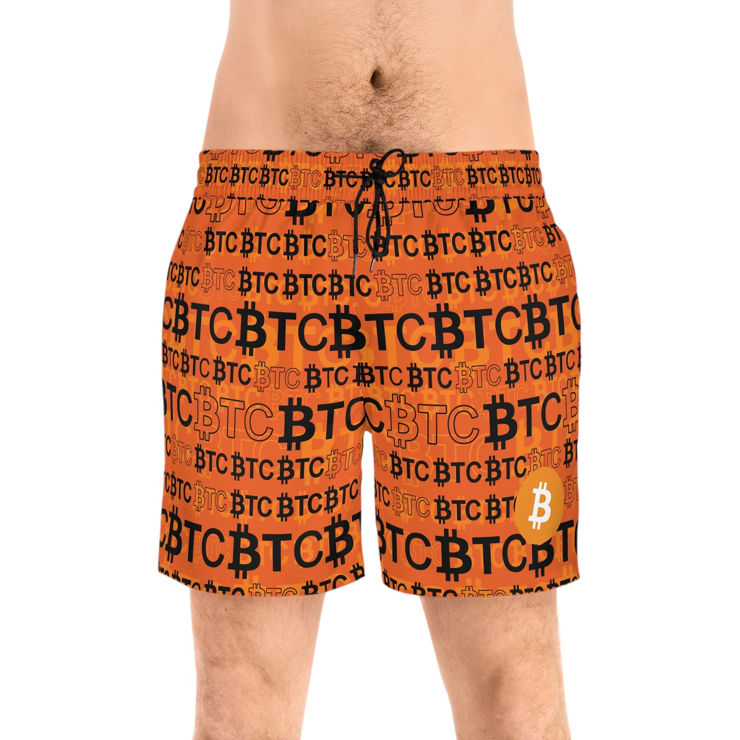 Bitcoin Dubai Copper Swim Trunk Printify