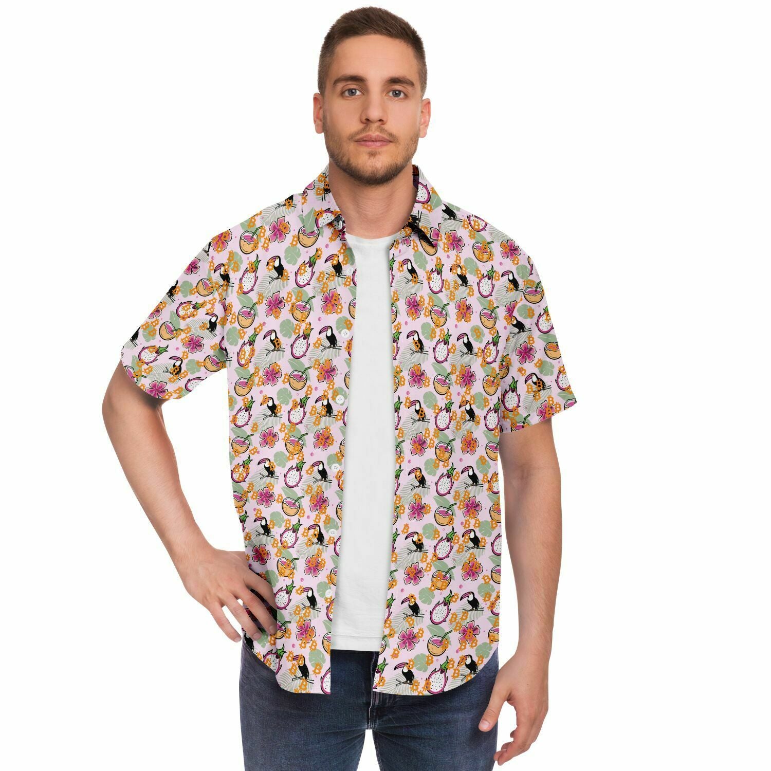 Bitcoin Tropical Oasis Shirt In N Out Crypto