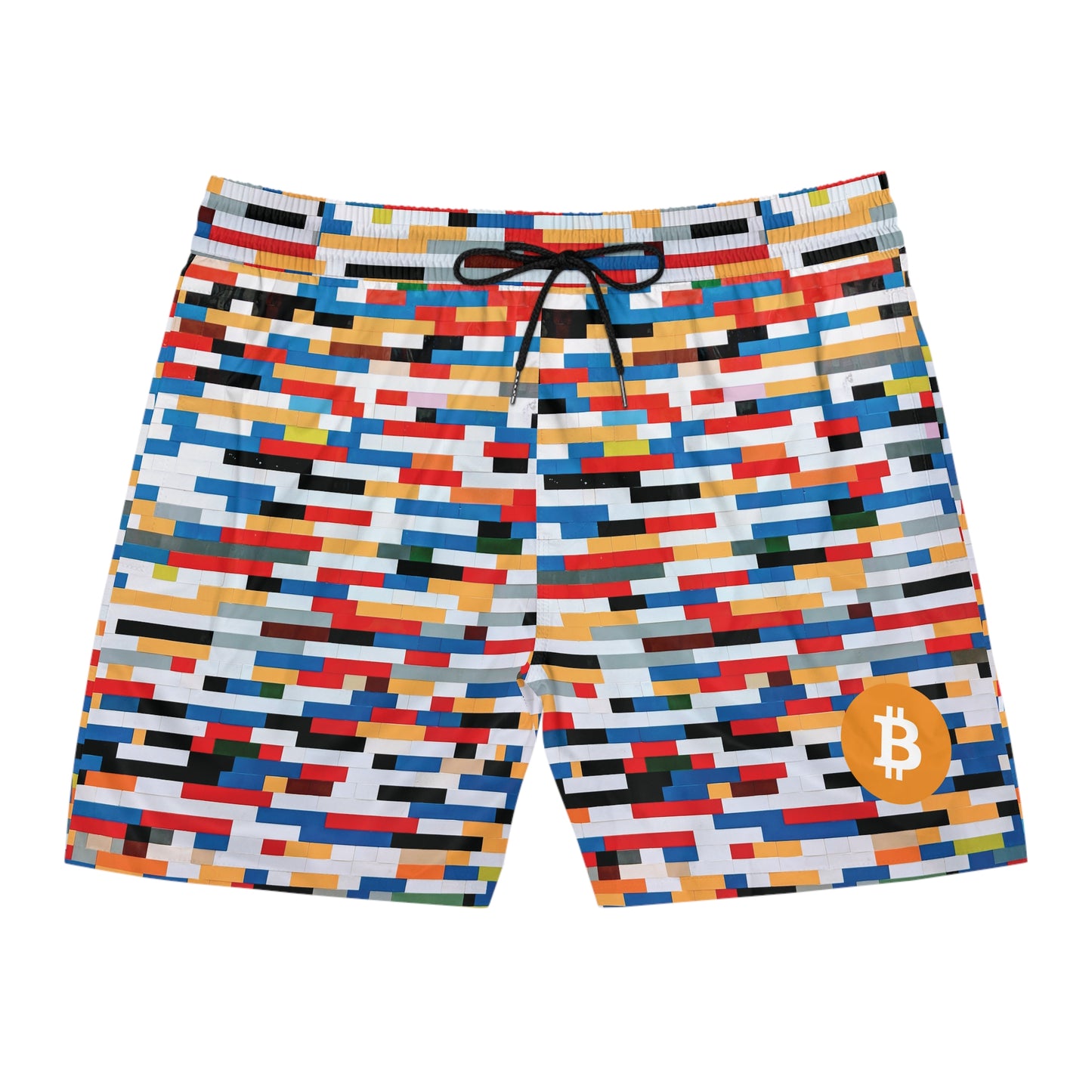 Bitcoin Colors Blocks Swim Trunk In N Out Crypto