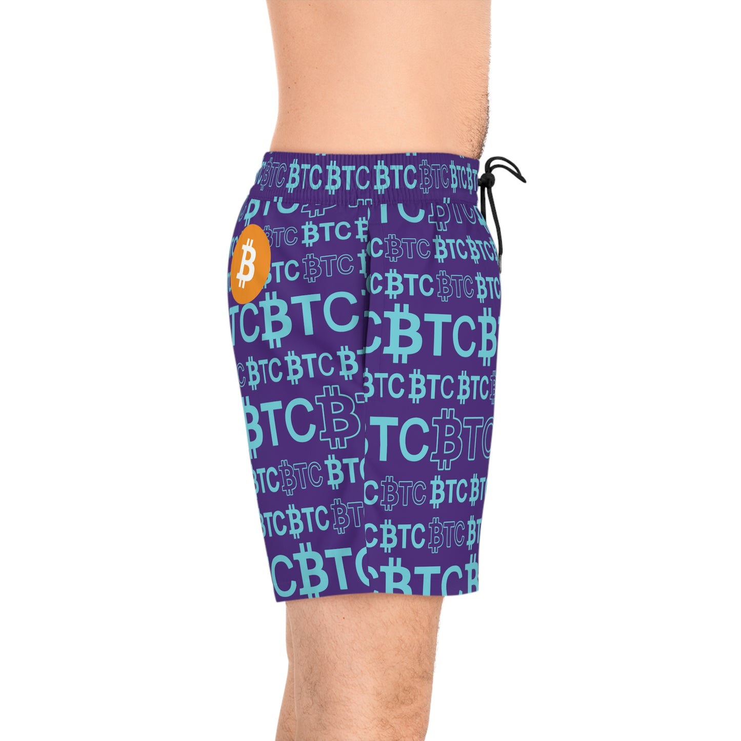 Bitcoin Dubai Purple Swim Trunk In N Out Crypto