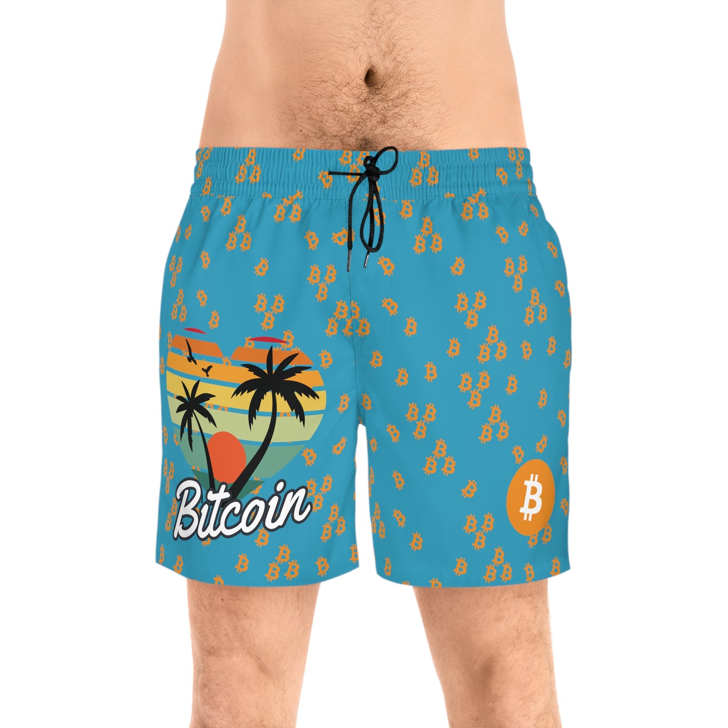 Bitcoin Sunset Swim Trunk In N Out Crypto