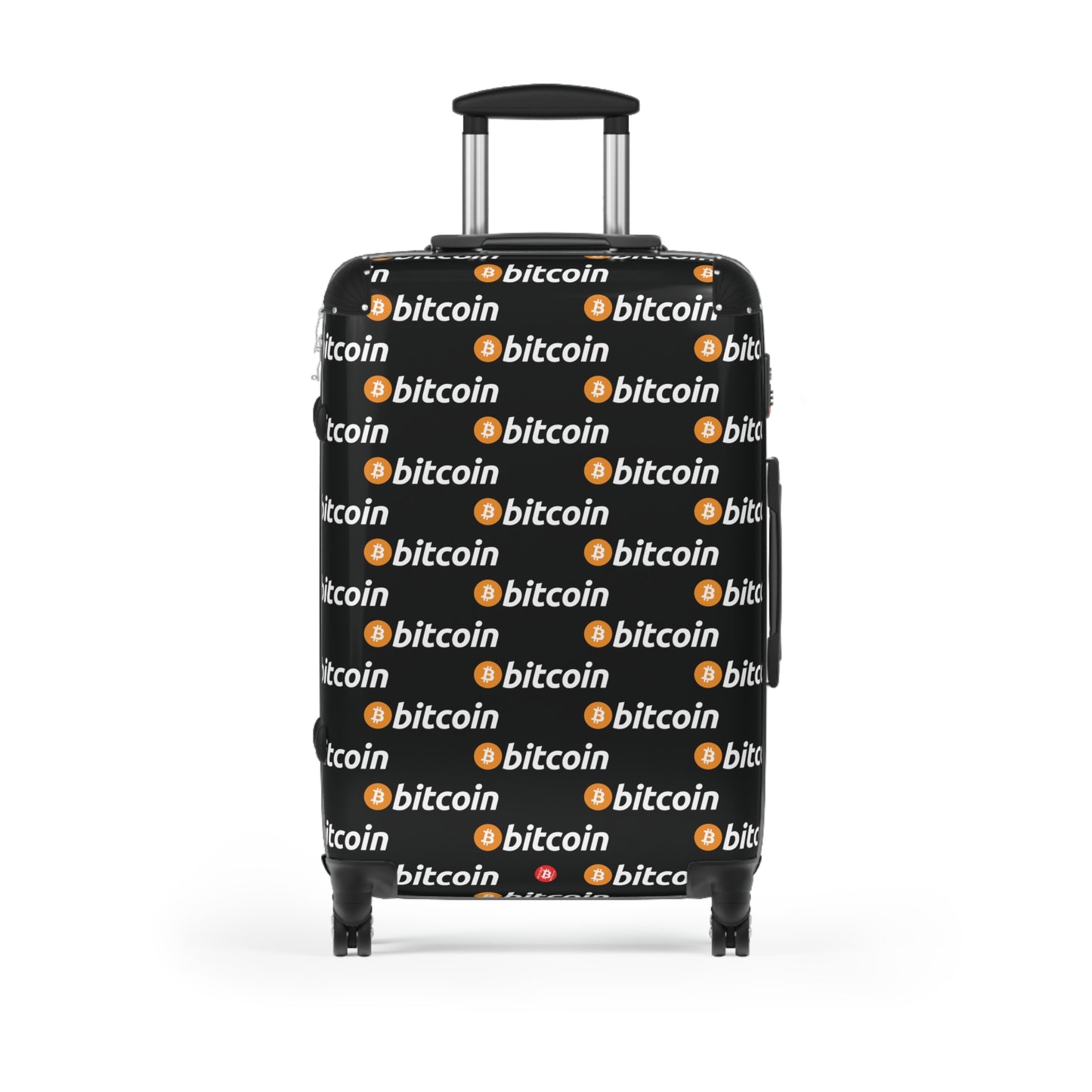 Bitcoin Night Cool Suitcase Printify