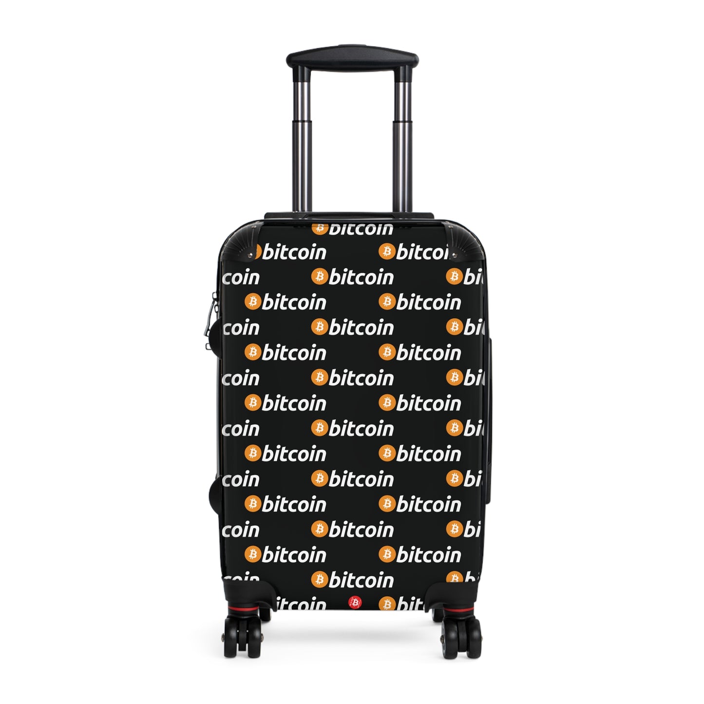 Bitcoin Night Cool Suitcase Printify