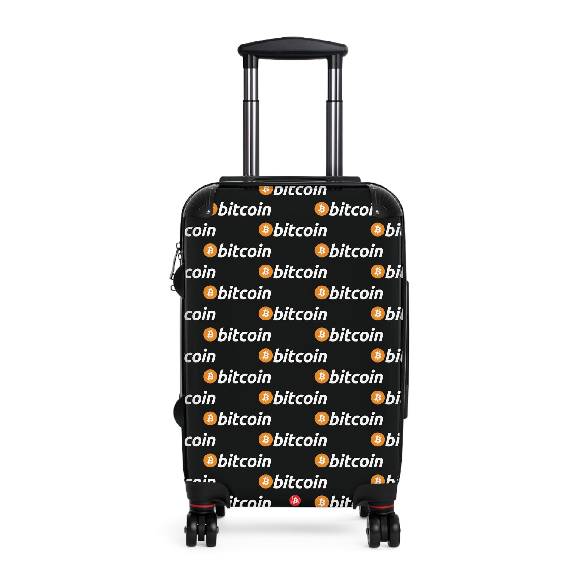 Bitcoin Night Cool Suitcase Printify