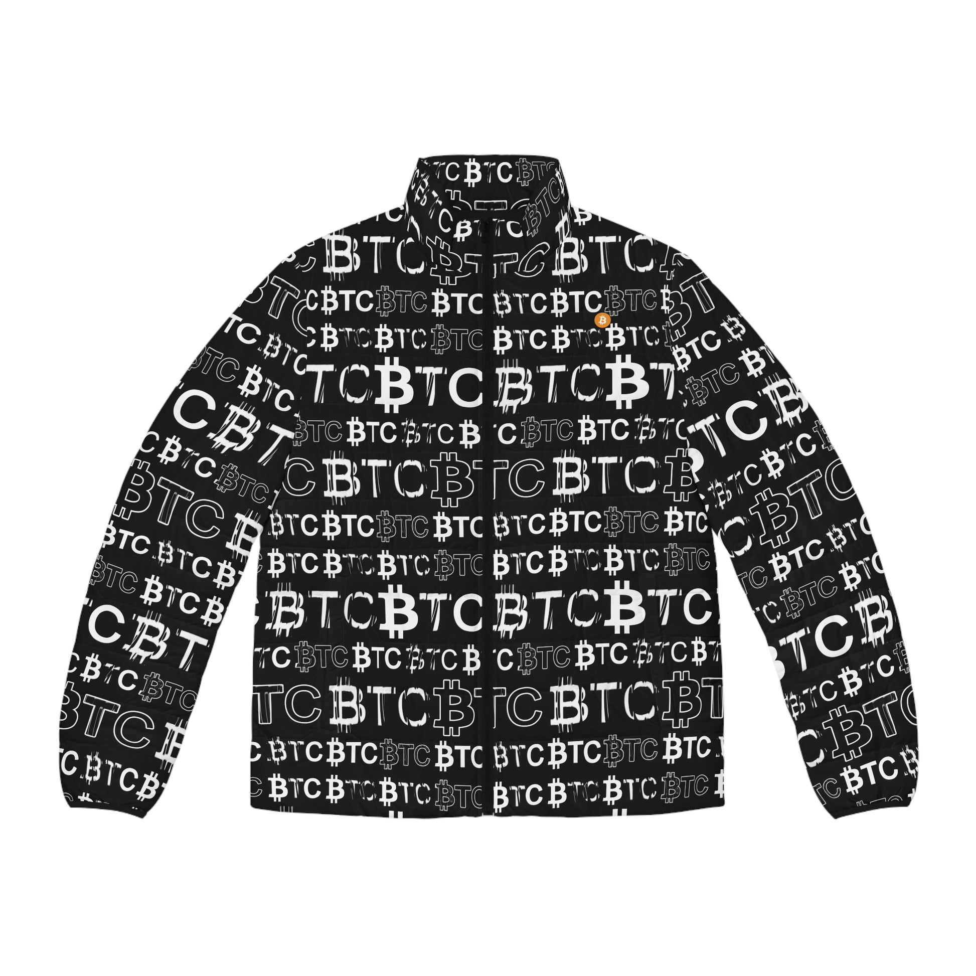 Bitcoin Dubai Puffer Jacket Printify