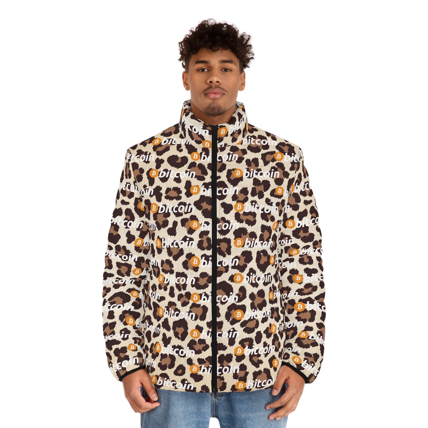 Bitcoin Leopard Puffer Jacket InNOutCrypto