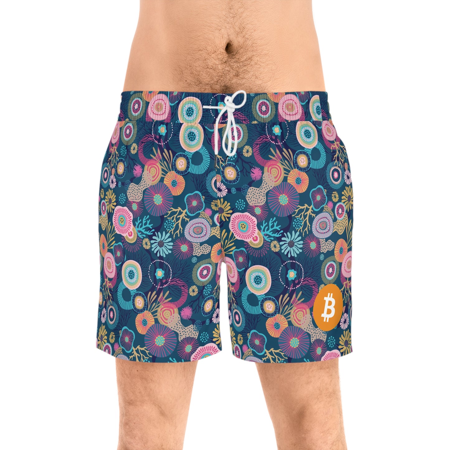 Bitcoin Jelly Fish Swim Trunk In N Out Crypto