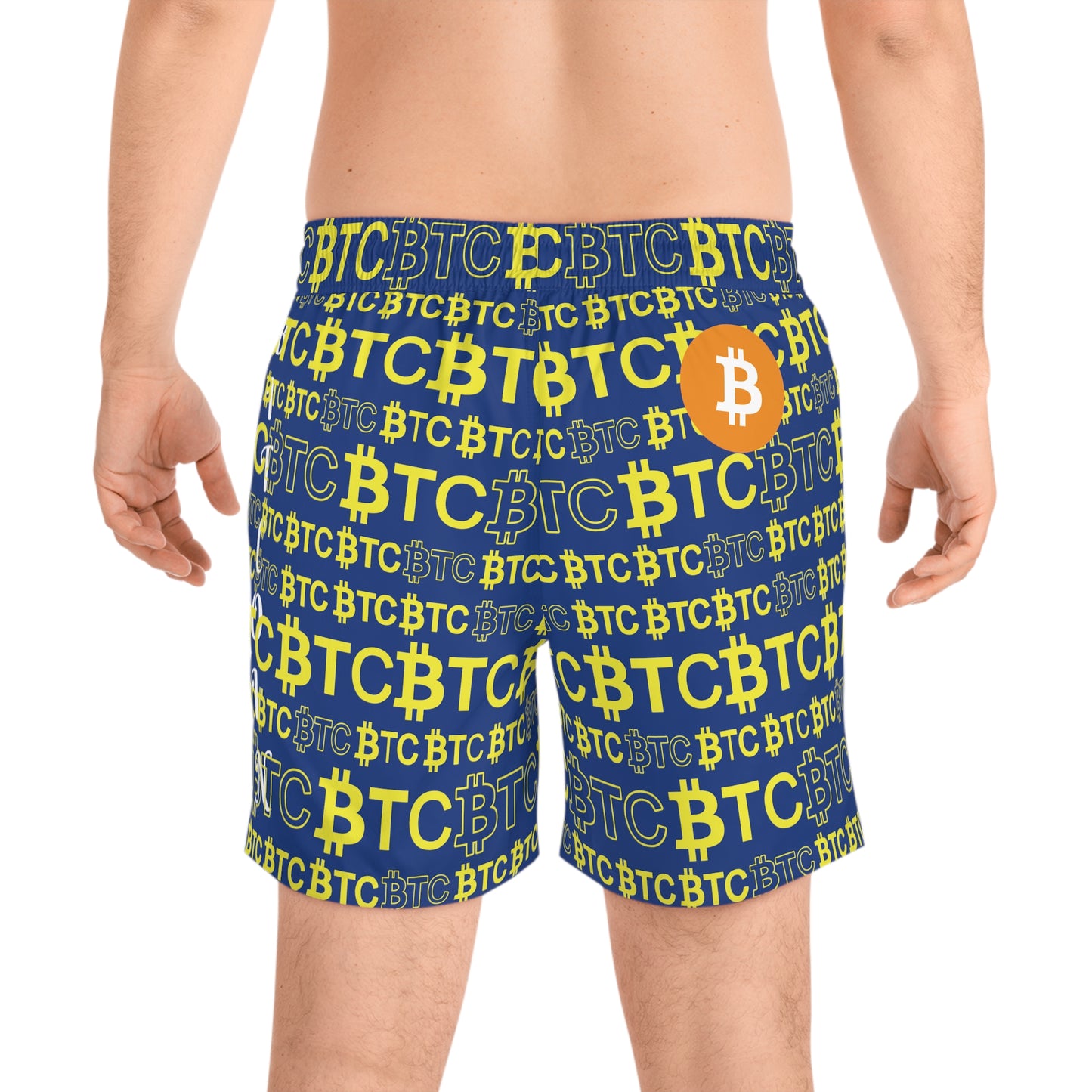 Bitcoin Dubai Yellow Swim Trunk In N Out Crypto