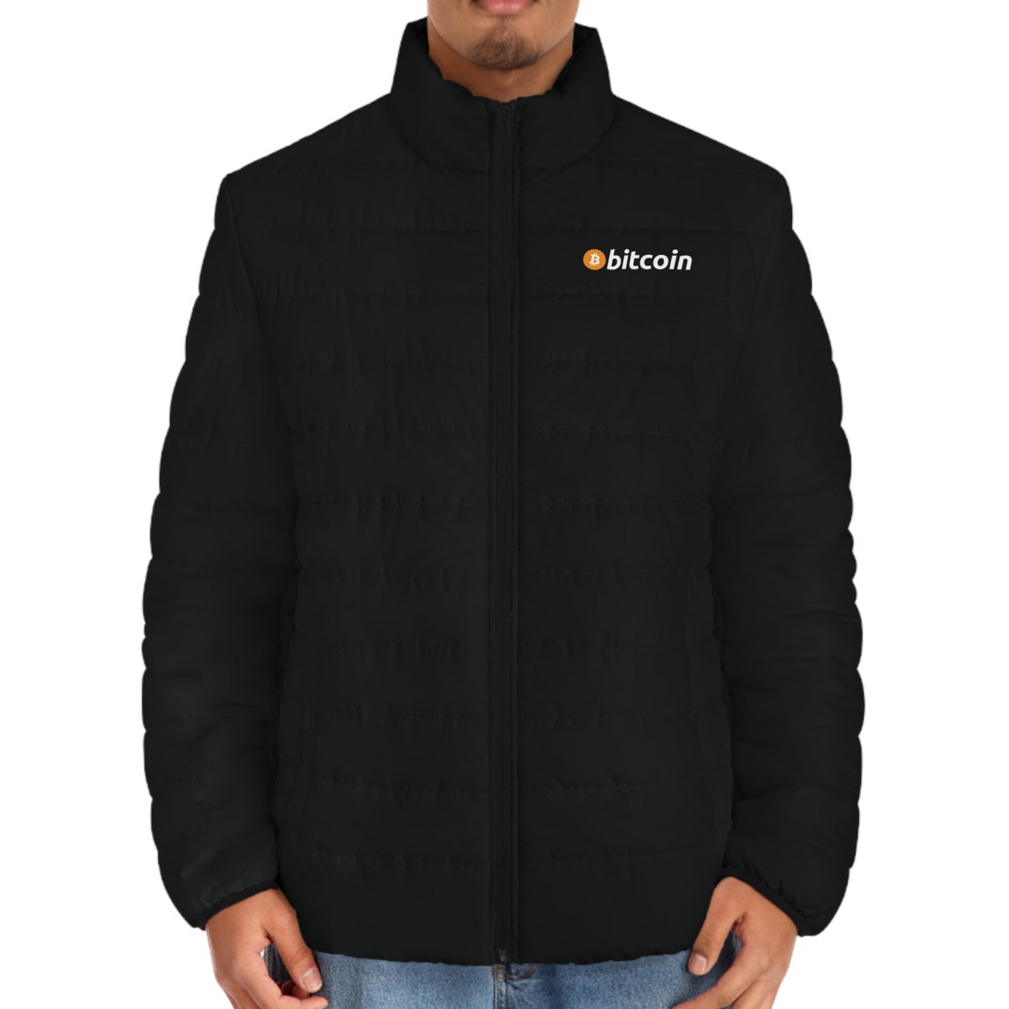 Bitcoin Night Cool  Puffer Jacket InNOutCrypto