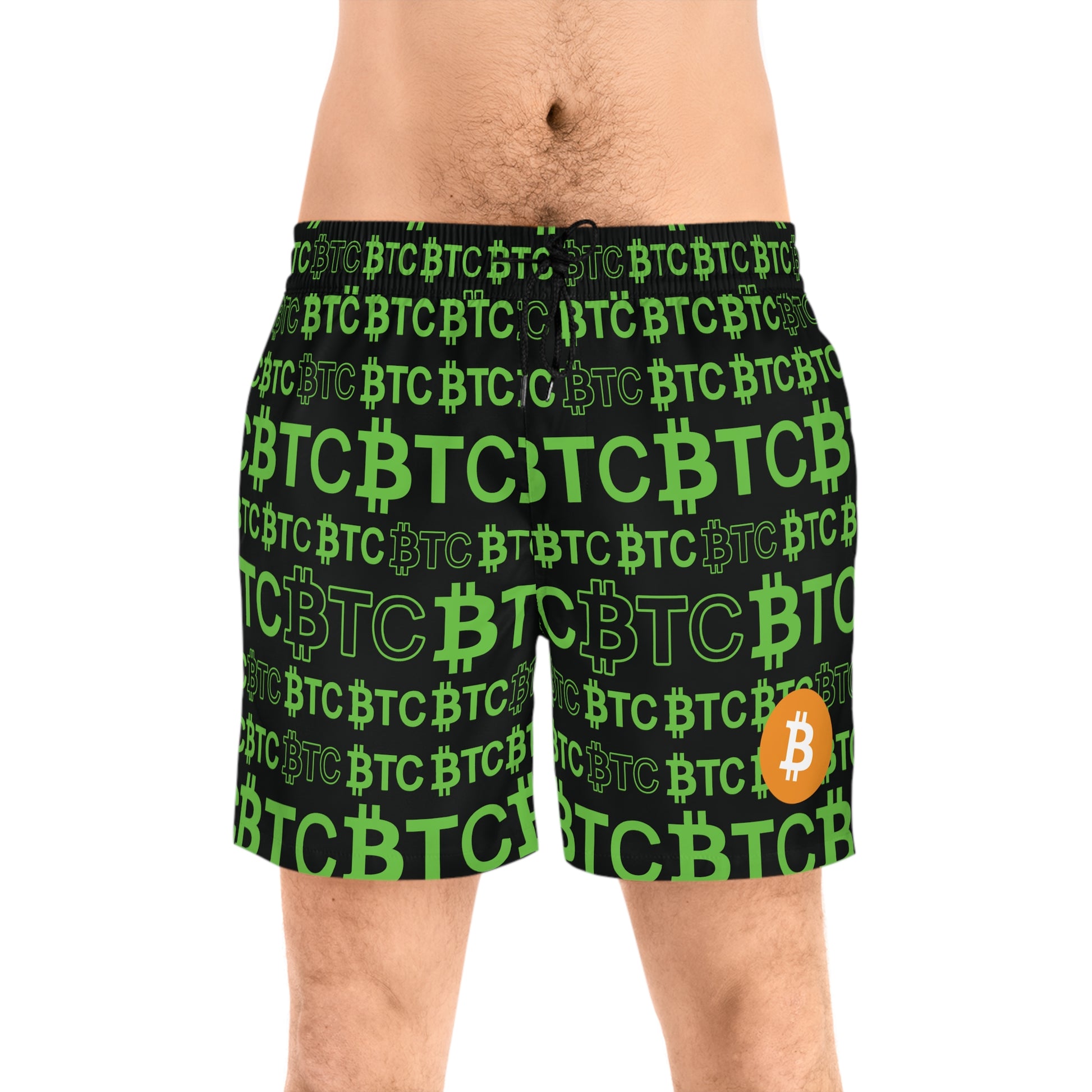 Bitcoin Dubai Green Swim Trunk In N Out Crypto