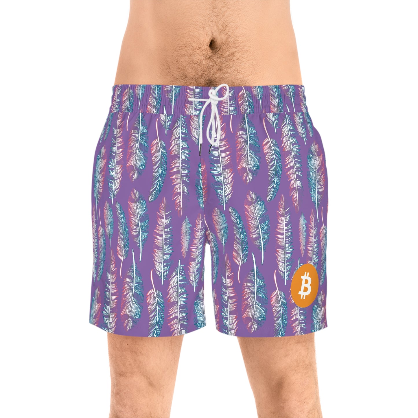 Bitcoin Featers Swim Trunk In N Out Crypto