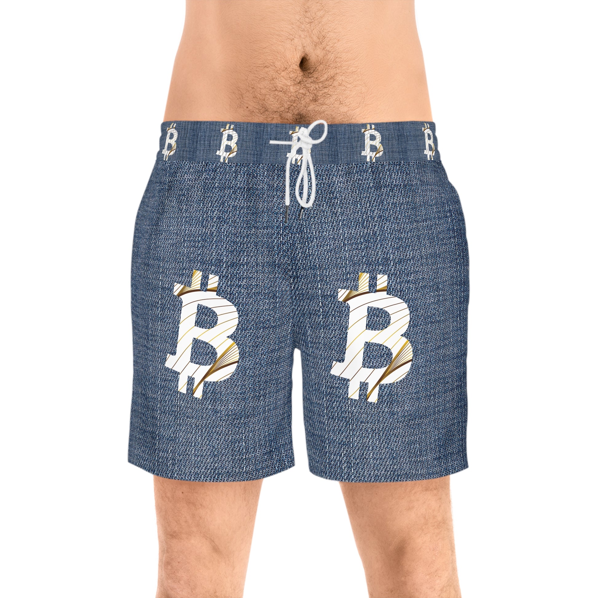 Bitcoin Jeans Club Swim Trunk In N Out Crypto