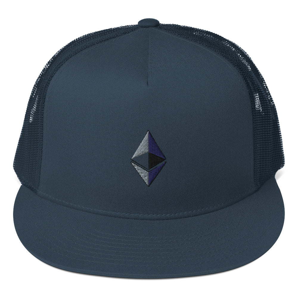 Ethereum Embroidered Trucker Hat