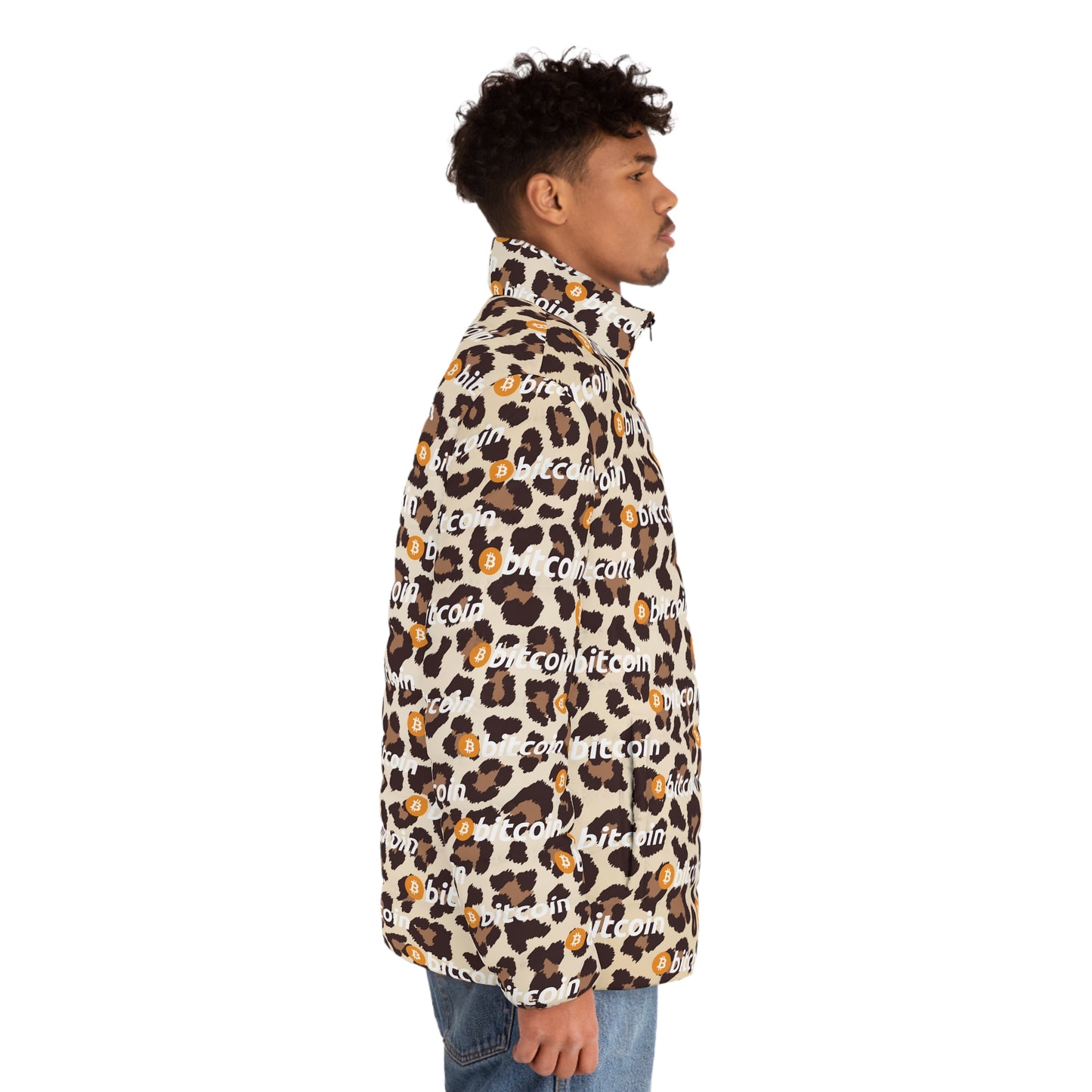 Bitcoin Leopard Puffer Jacket InNOutCrypto