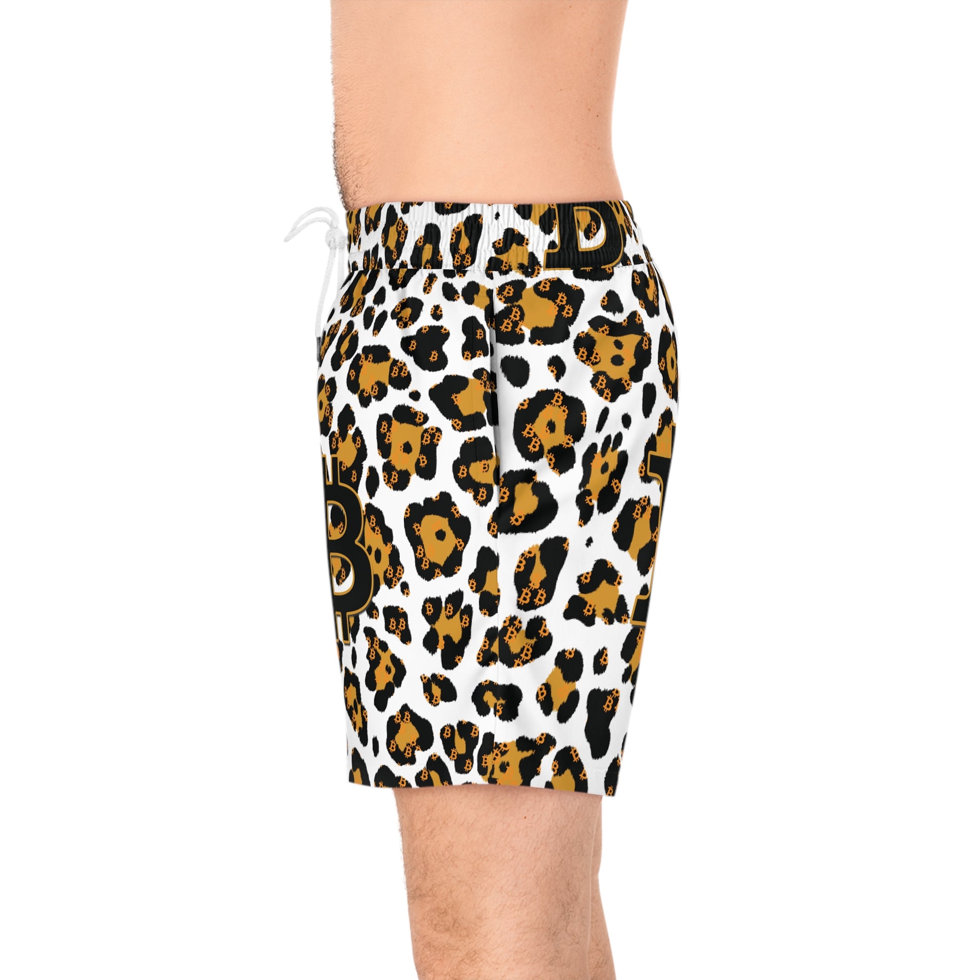 Bitcoin Leopard Swim Trunk In N Out Crypto