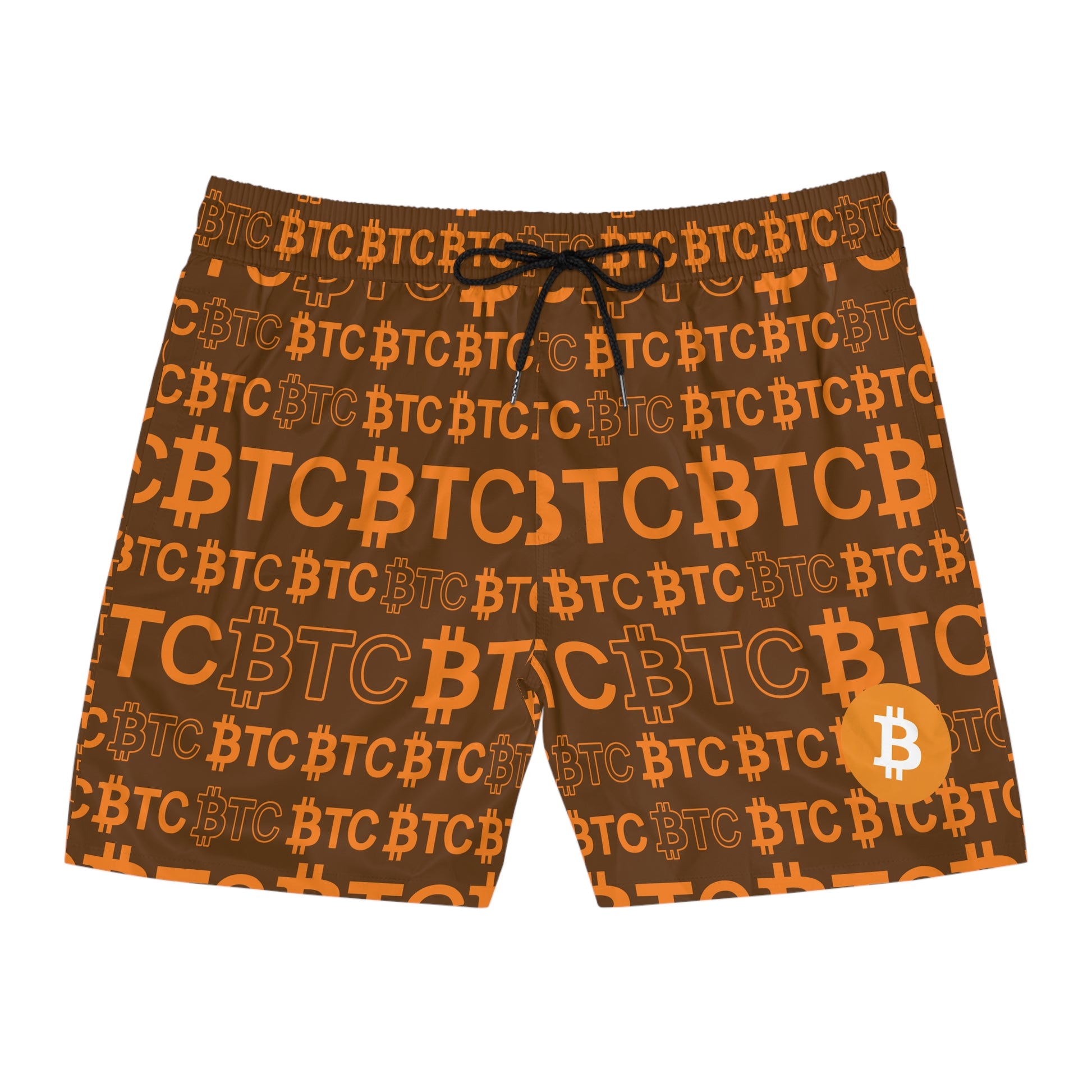 Bitcoin Dubai Brown Swim Trunk In N Out Crypto