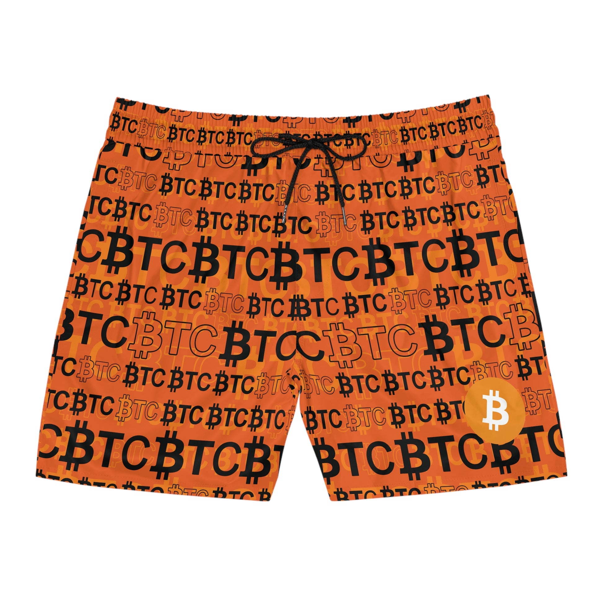 Bitcoin Dubai Copper Swim Trunk Printify