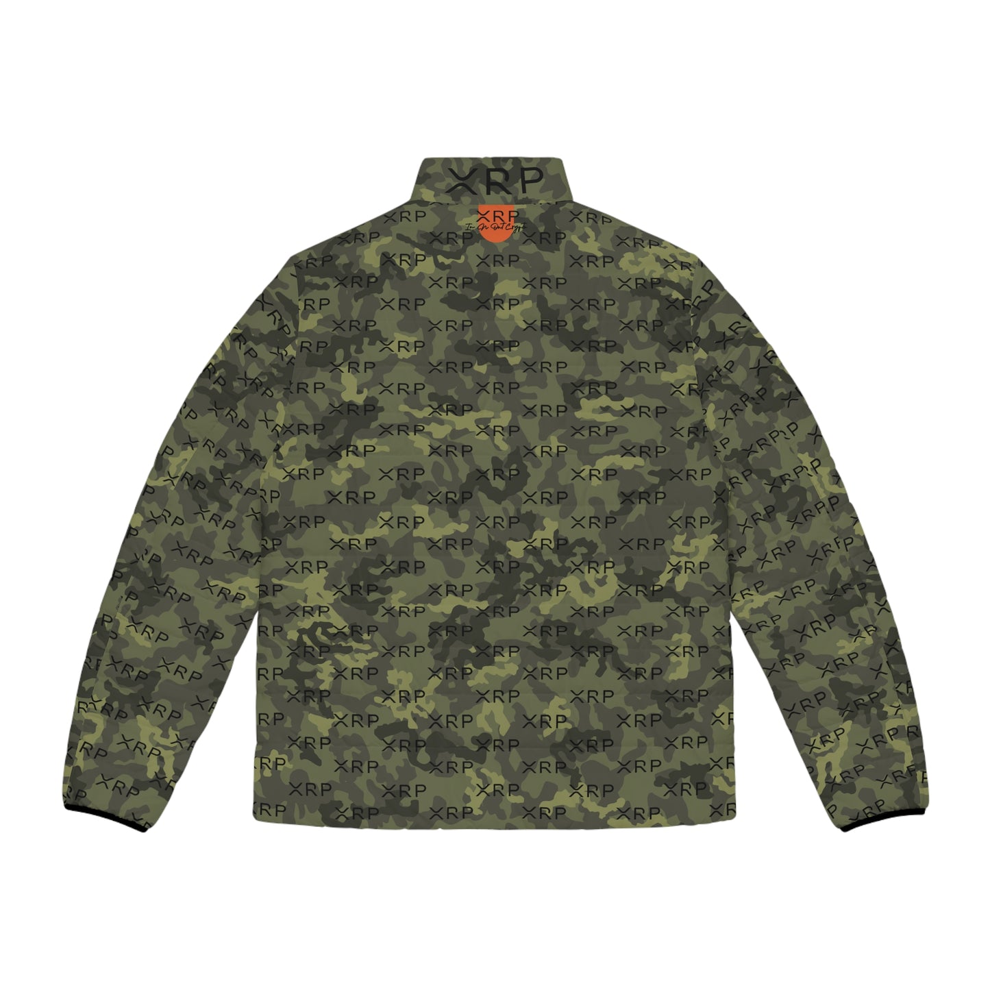 Xrp Army Camouflage Puffer Jacket Printify