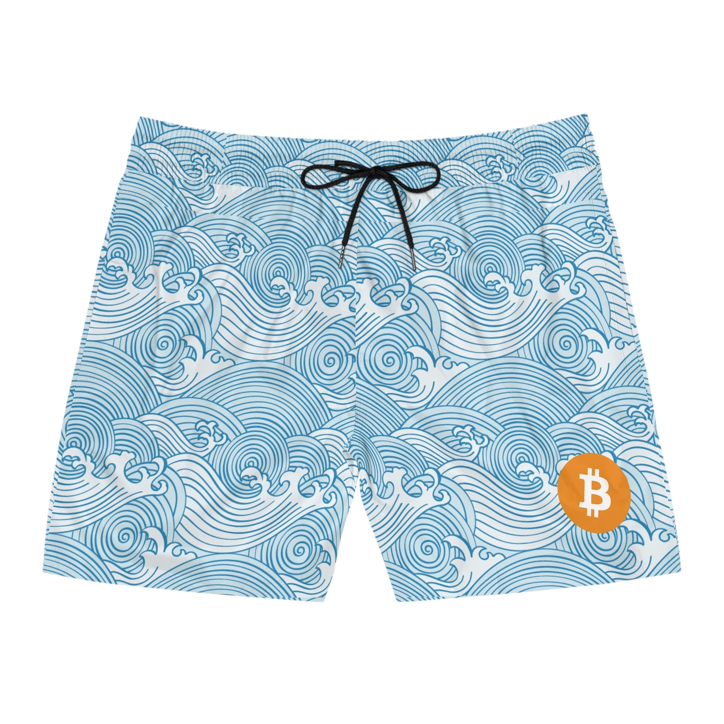 Bitcoin Light Waves Swim Trunk In N Out Crypto