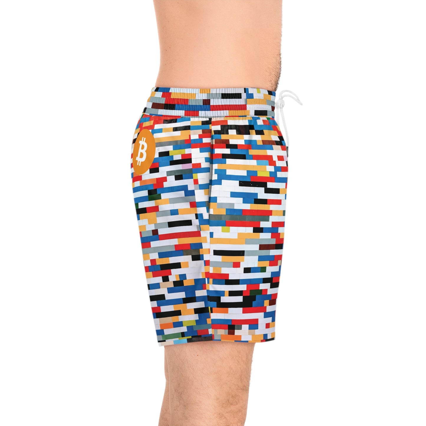 Bitcoin Colors Blocks Swim Trunk In N Out Crypto