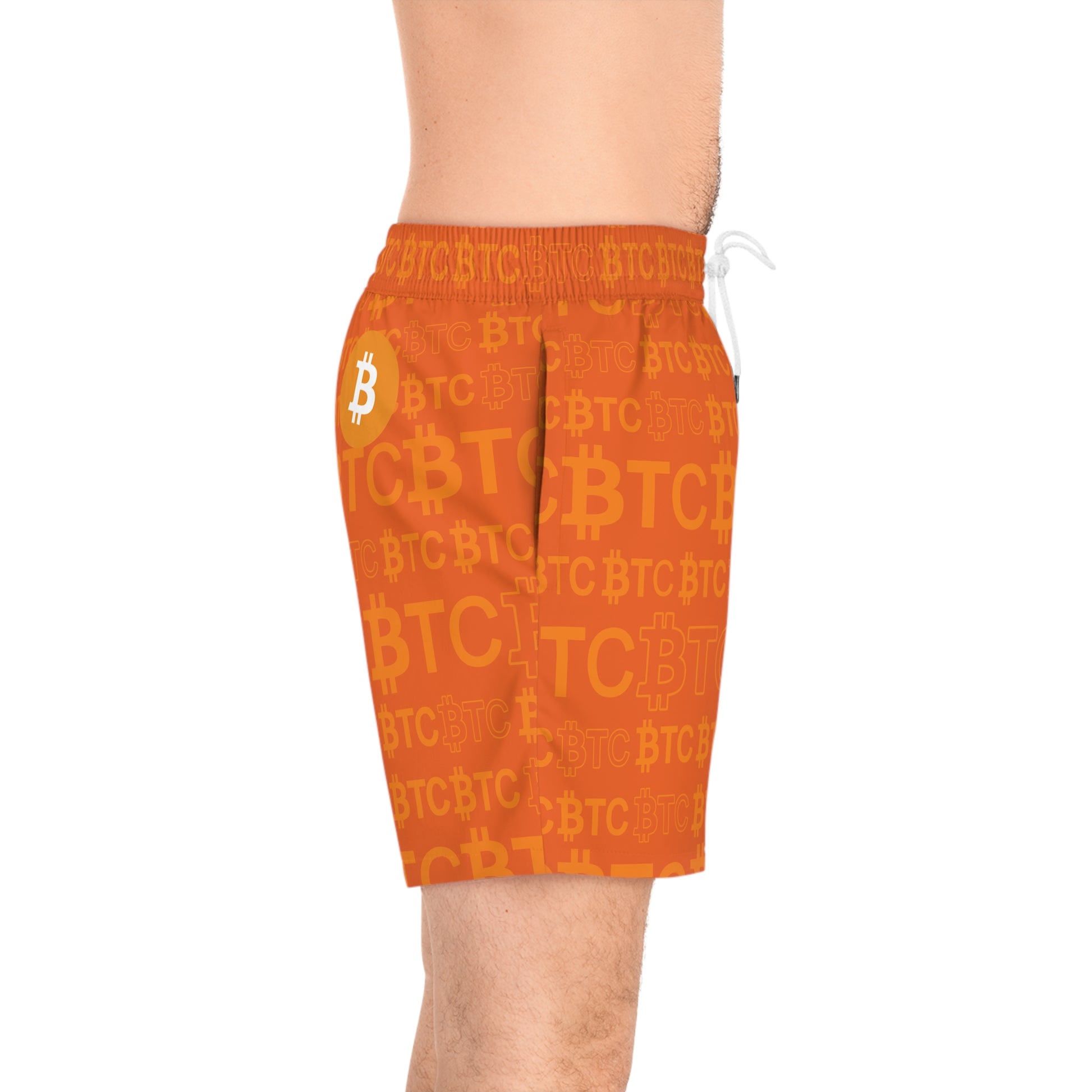 Bitcoin Dubai Orange Swim Trunk In N Out Crypto