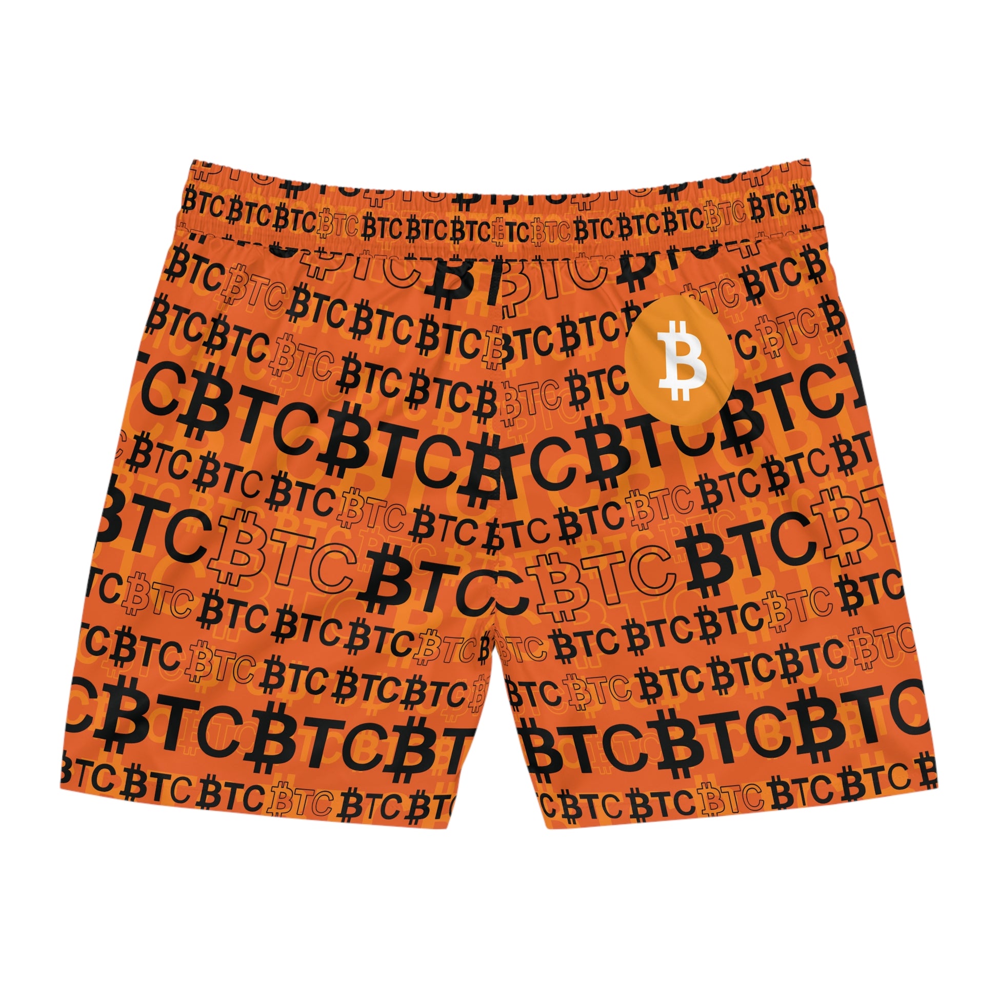 Bitcoin Dubai Copper Swim Trunk Printify