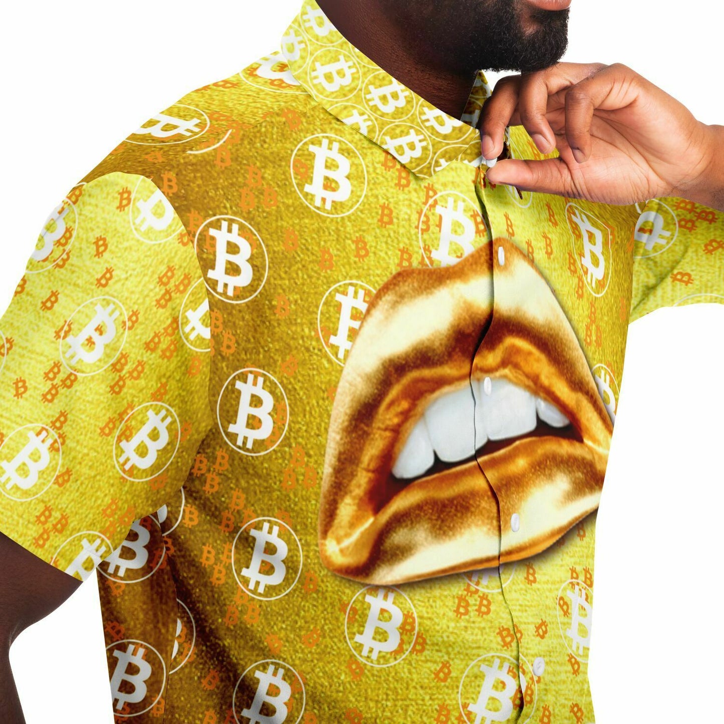 Bitcoin Gold Lips Shirt