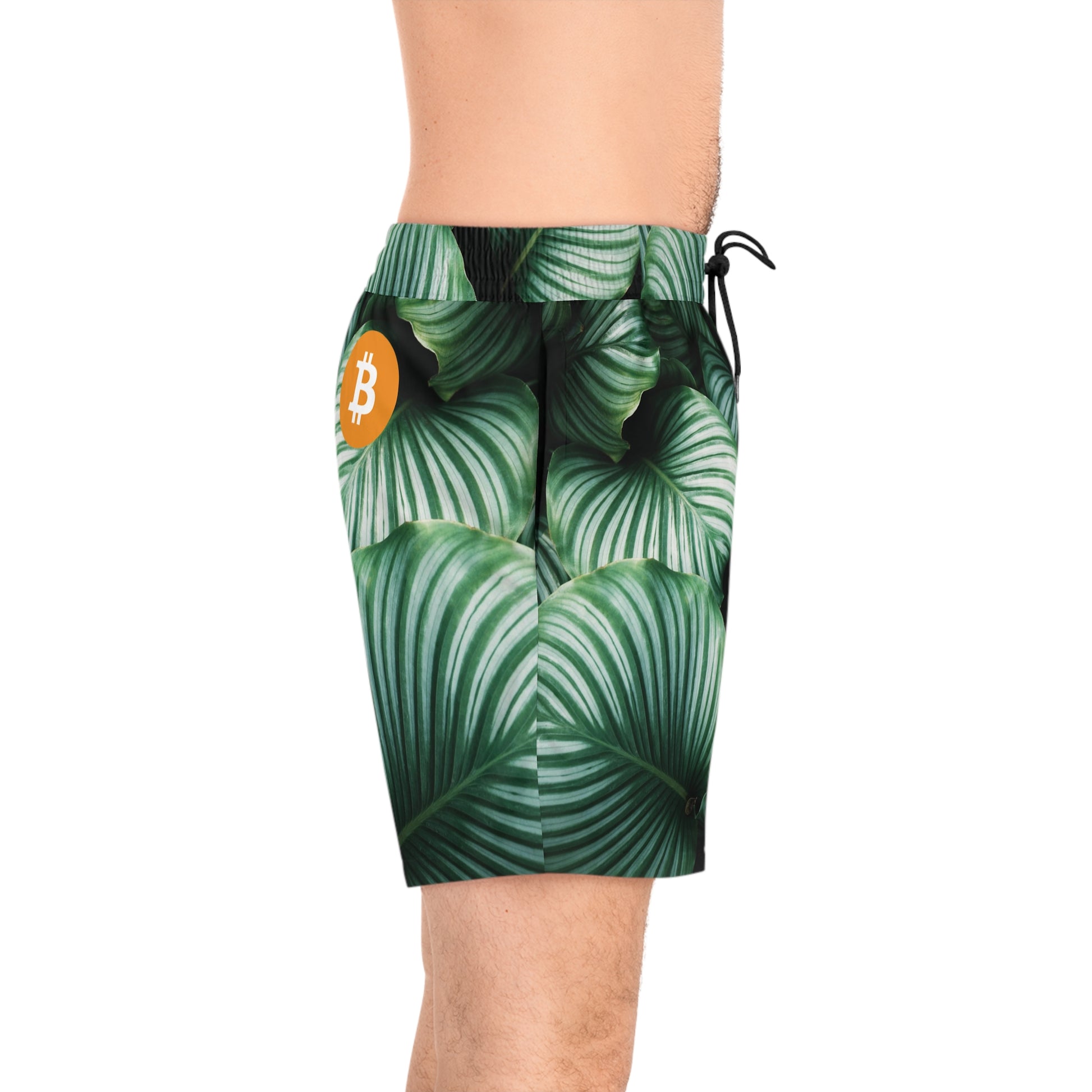 Bitcoin Green Palms Swim Trunk In N Out Crypto