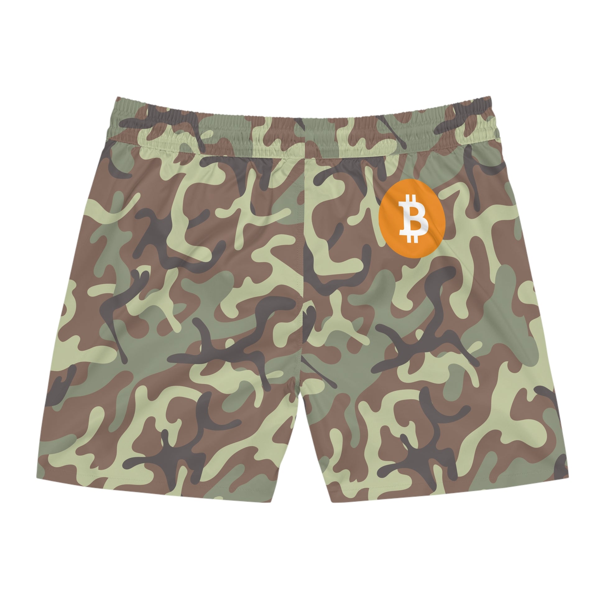 Bitcoin Camo Army Swim Trunk In N Out Crypto