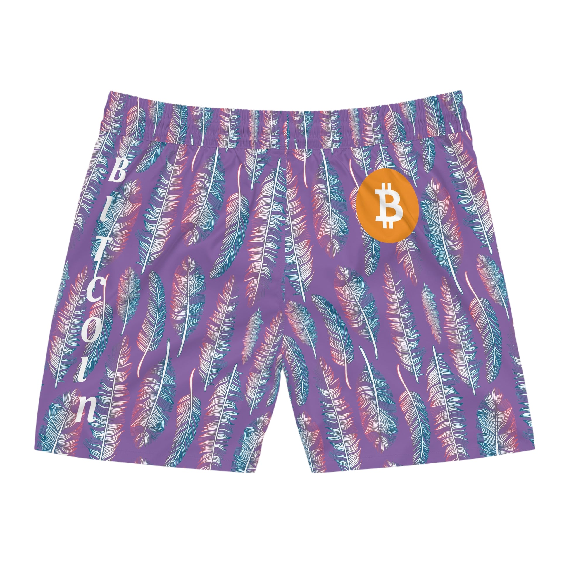 Bitcoin Featers Swim Trunk In N Out Crypto