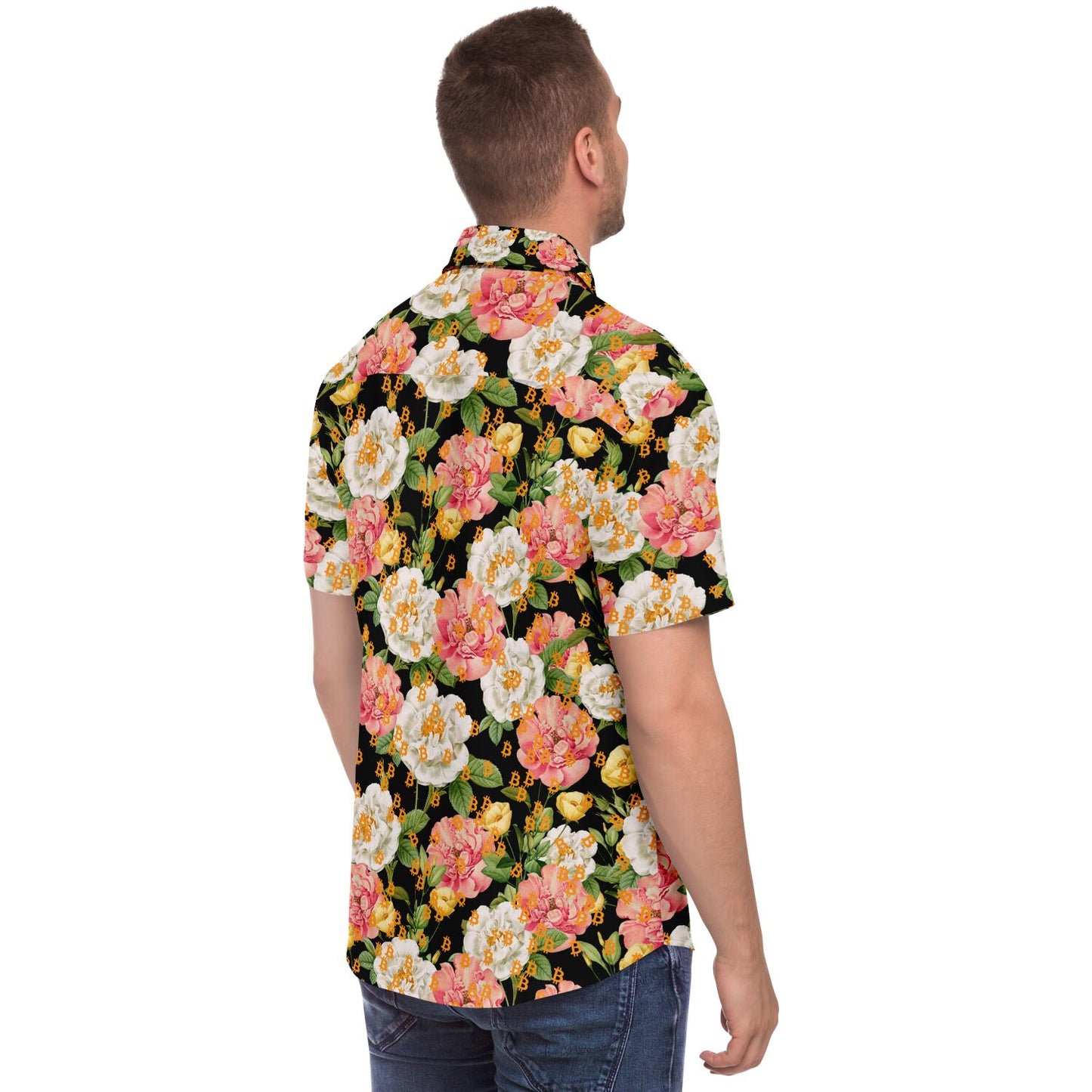 Bitcoin Floral Shirt