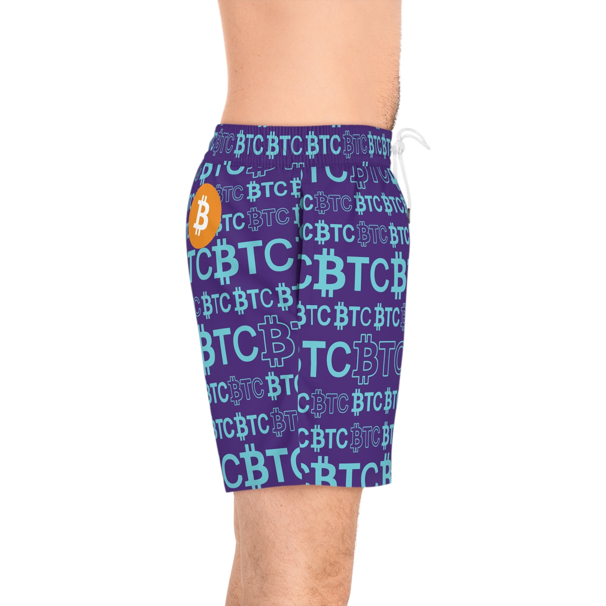 Bitcoin Dubai Purple Swim Trunk In N Out Crypto