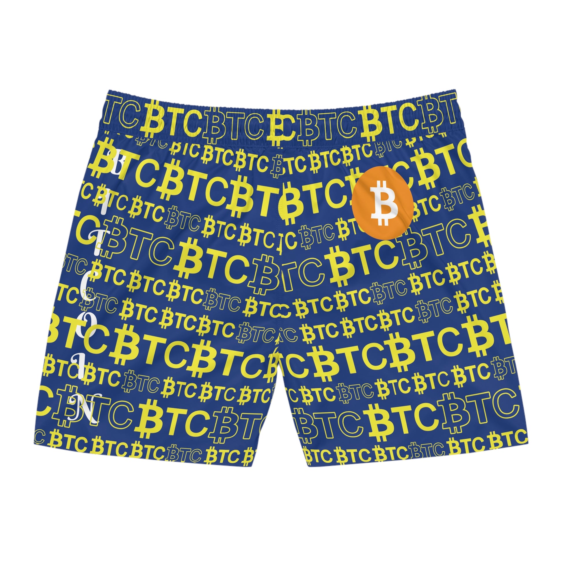 Bitcoin Dubai Yellow Swim Trunk In N Out Crypto