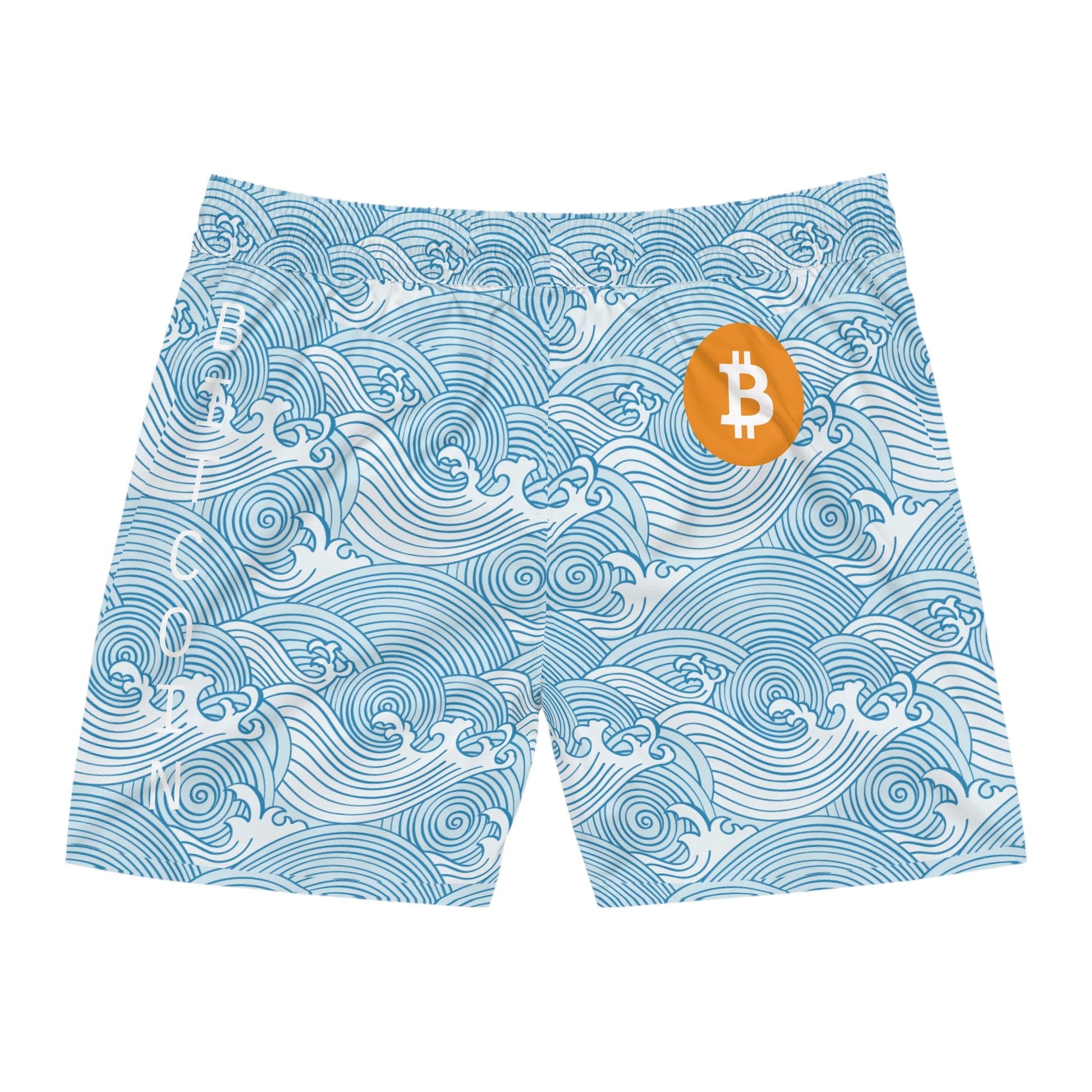 Bitcoin Light Waves Swim Trunk In N Out Crypto