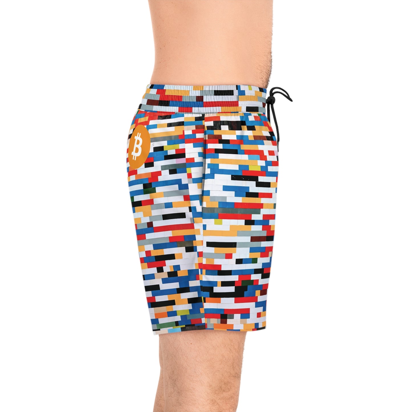 Bitcoin Colors Blocks Swim Trunk In N Out Crypto