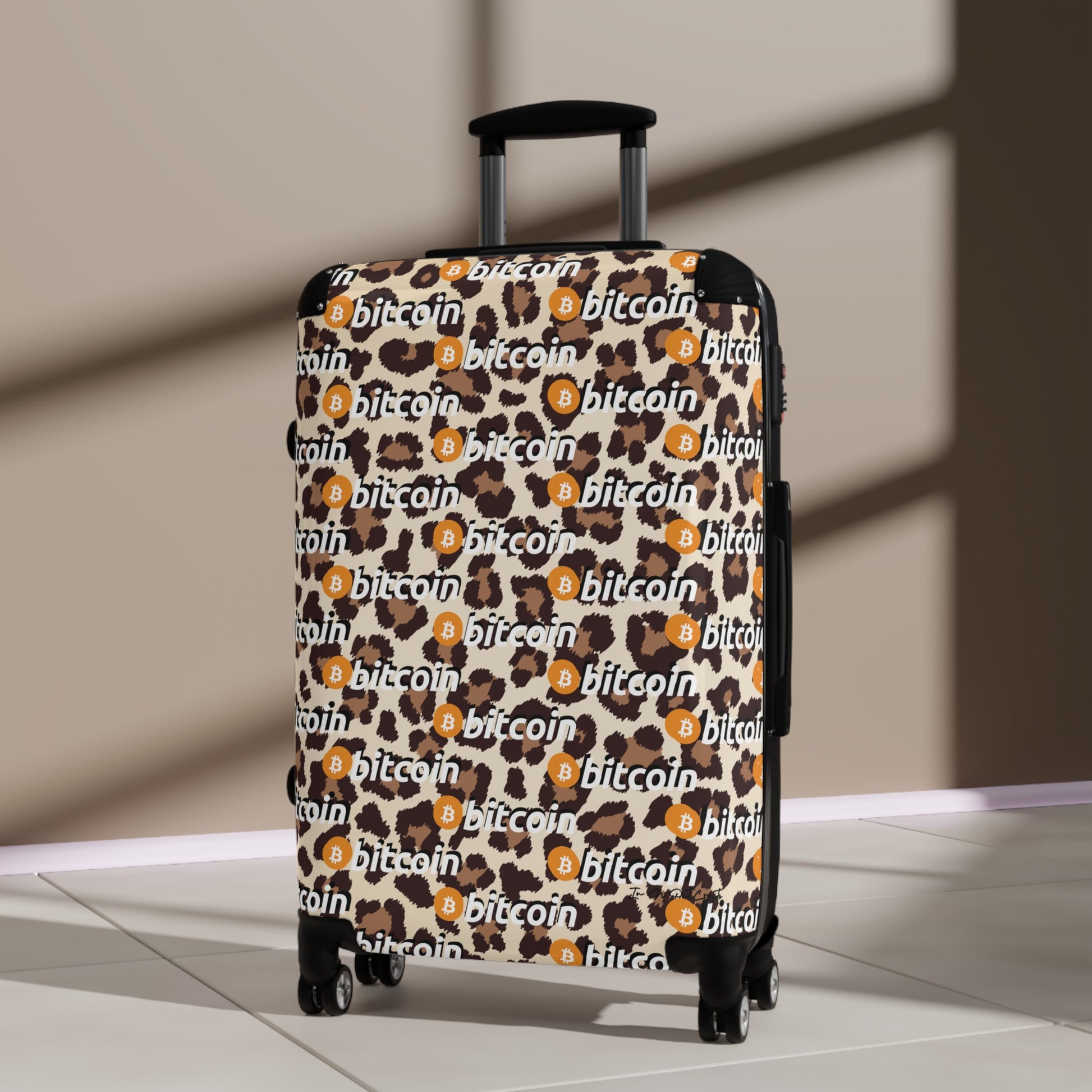 Bitcoin Leopard Suitcase InNOutCrypto