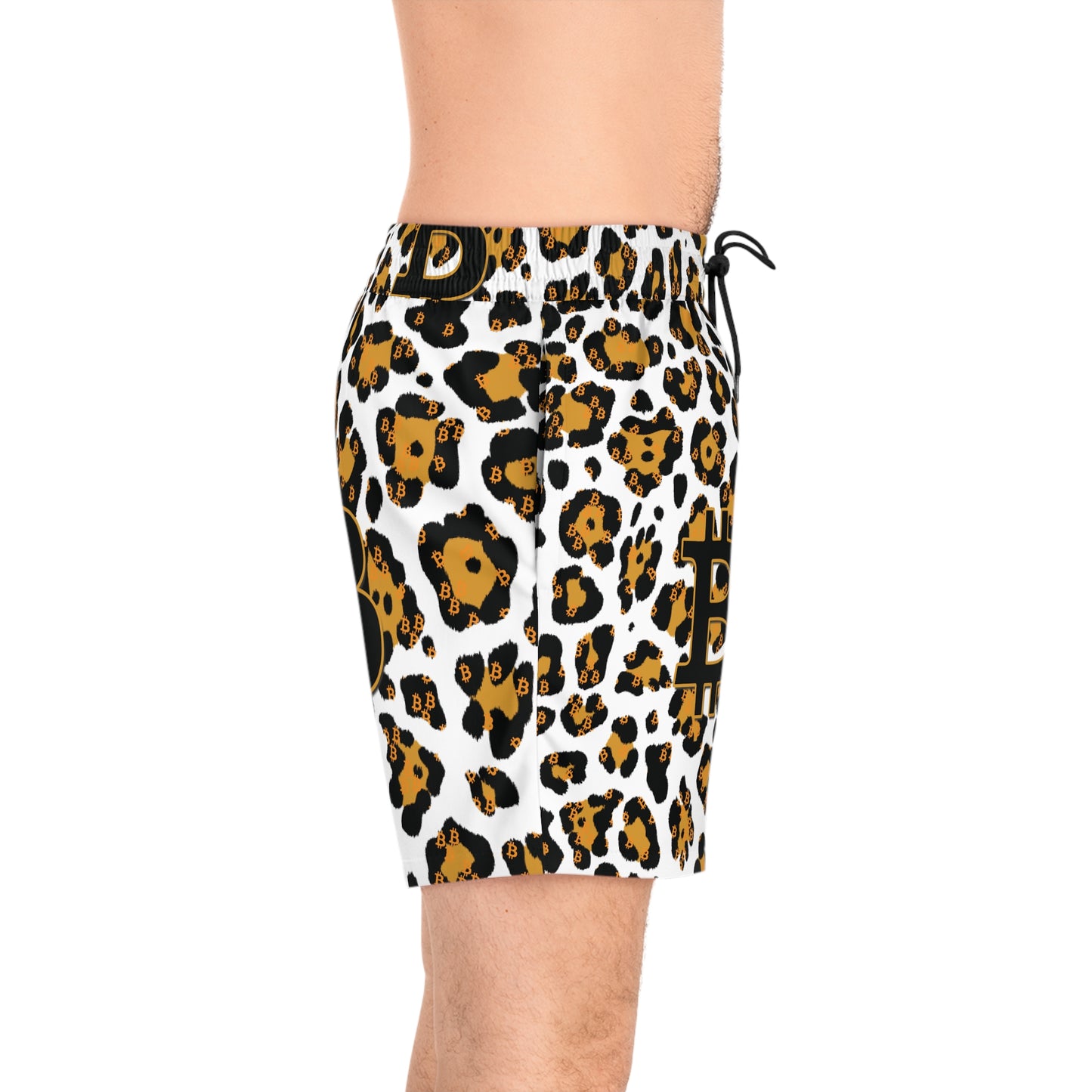 Bitcoin Leopard Swim Trunk In N Out Crypto