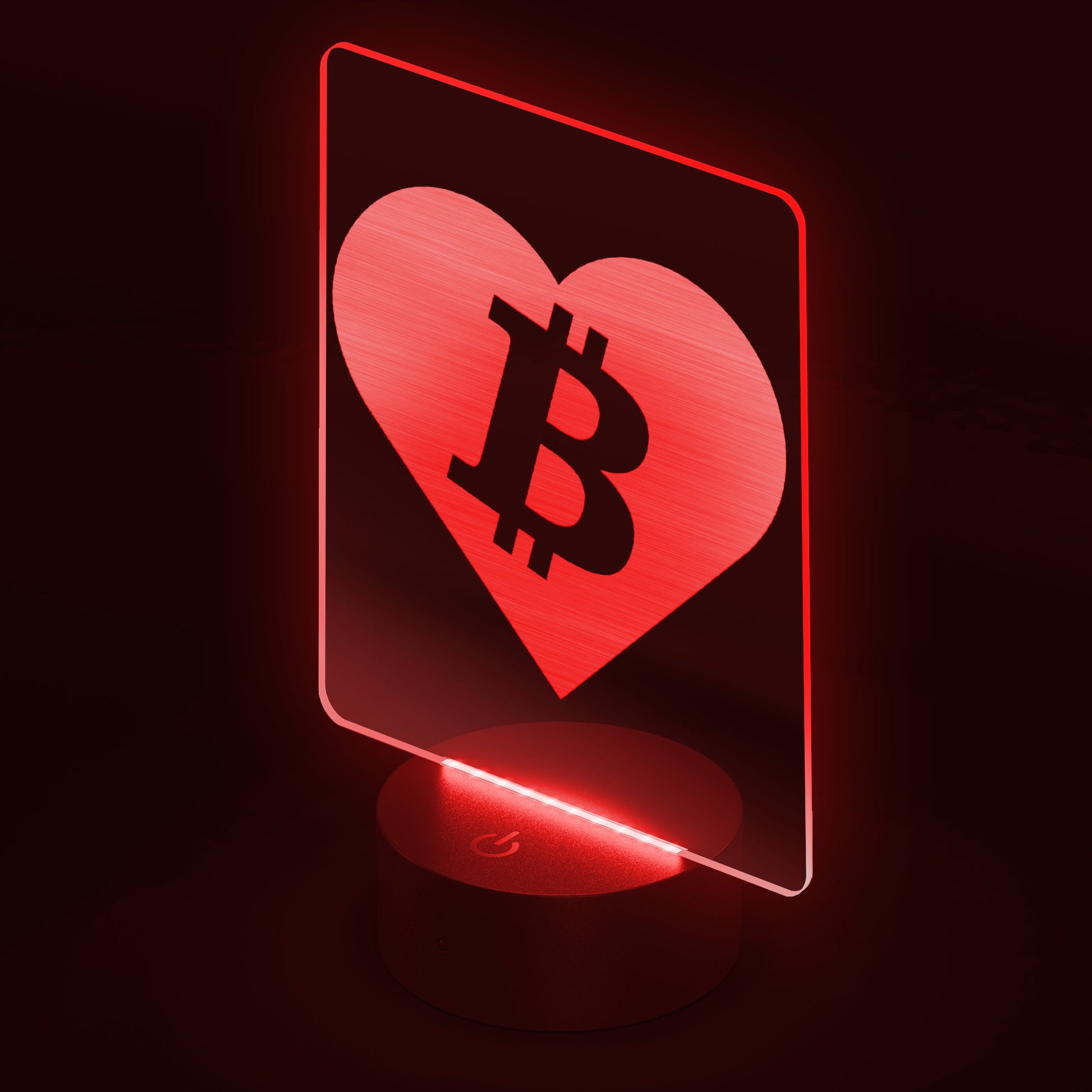 Bitcoin B Logo Led Sign In N Out Crypto