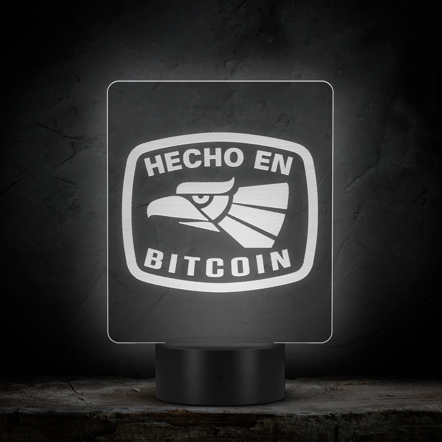 Bitcoin Echo Led Sign