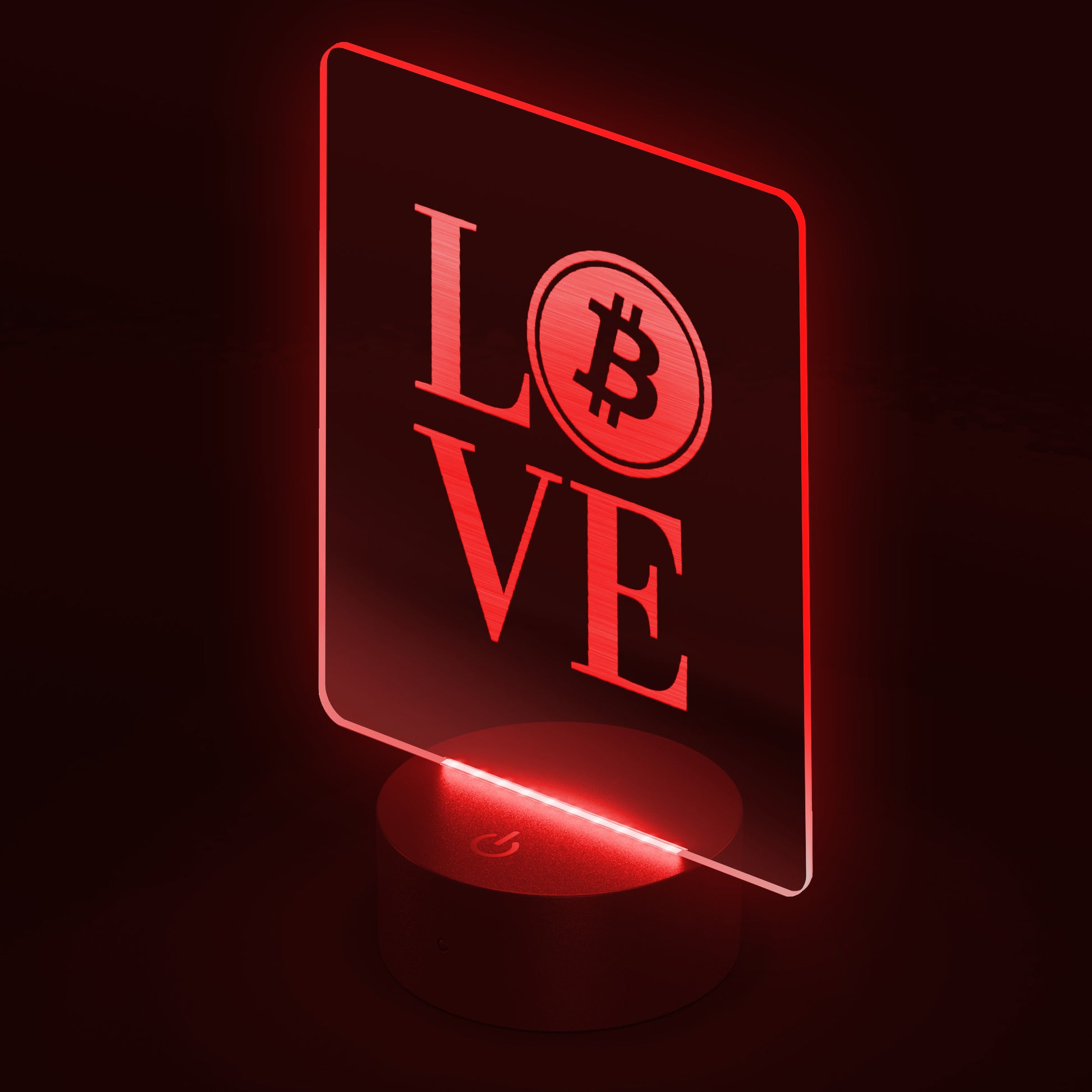 Bitcoin Love Led Sign In N Out Crypto