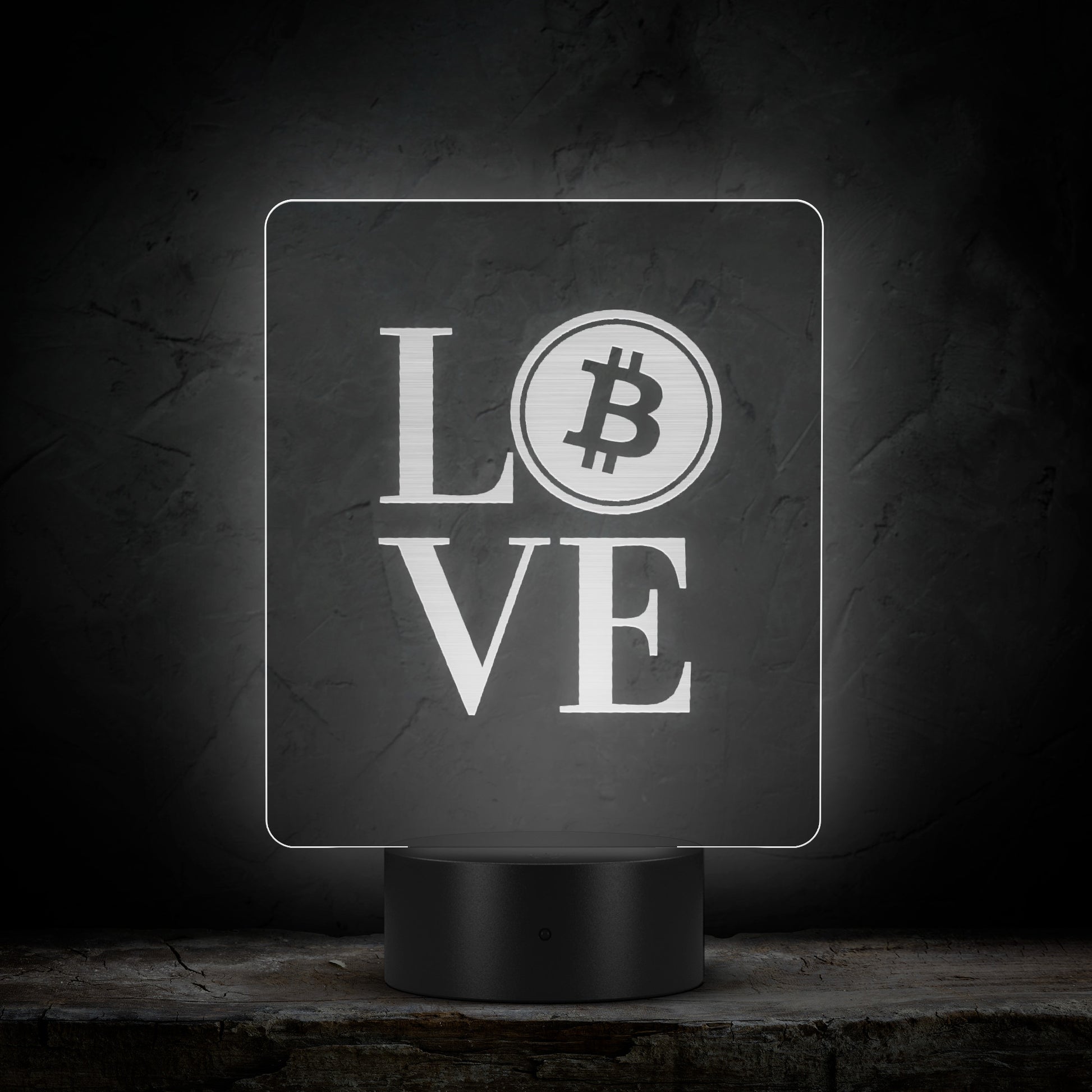 Bitcoin Love Led Sign In N Out Crypto