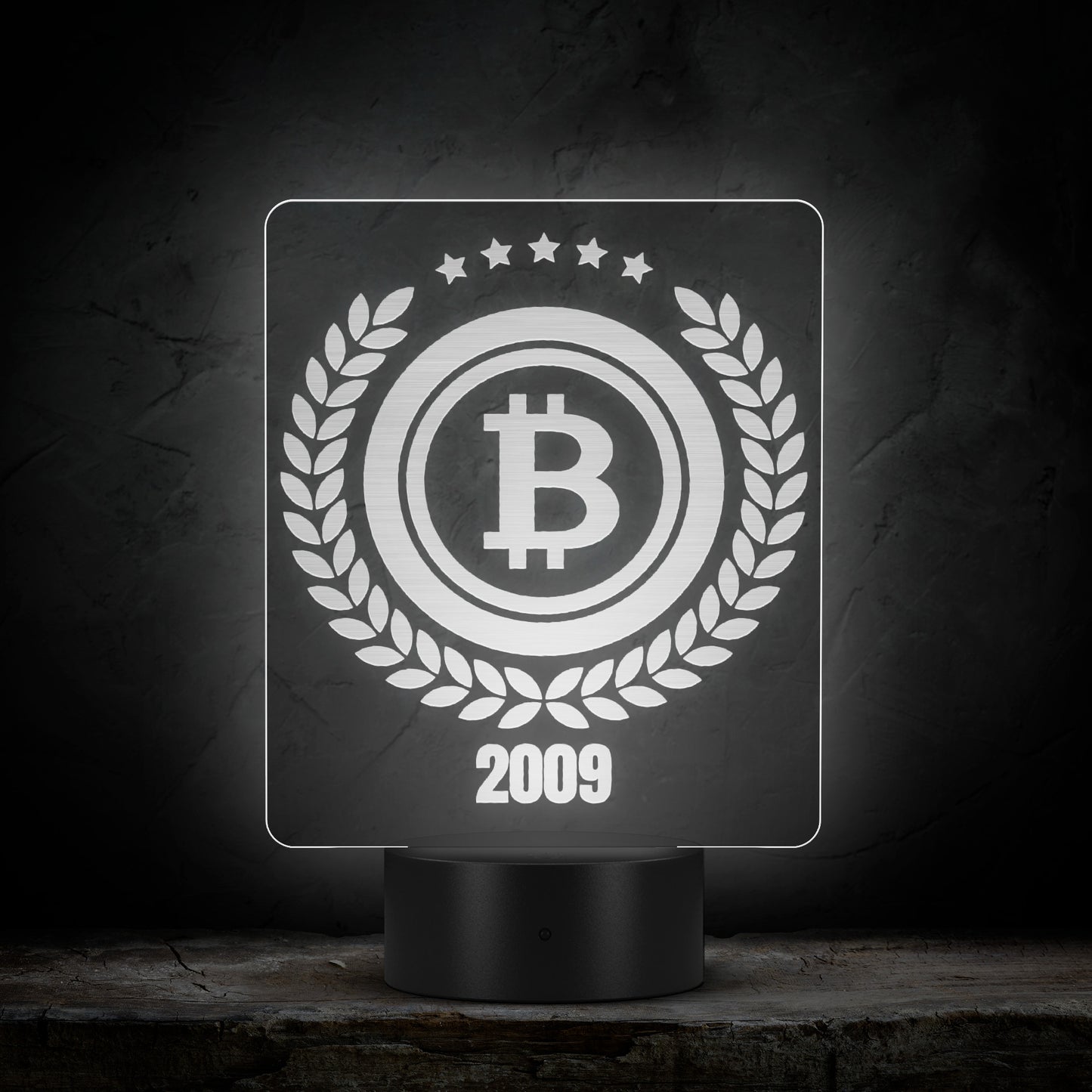 Bitcoin Shield Led Sign