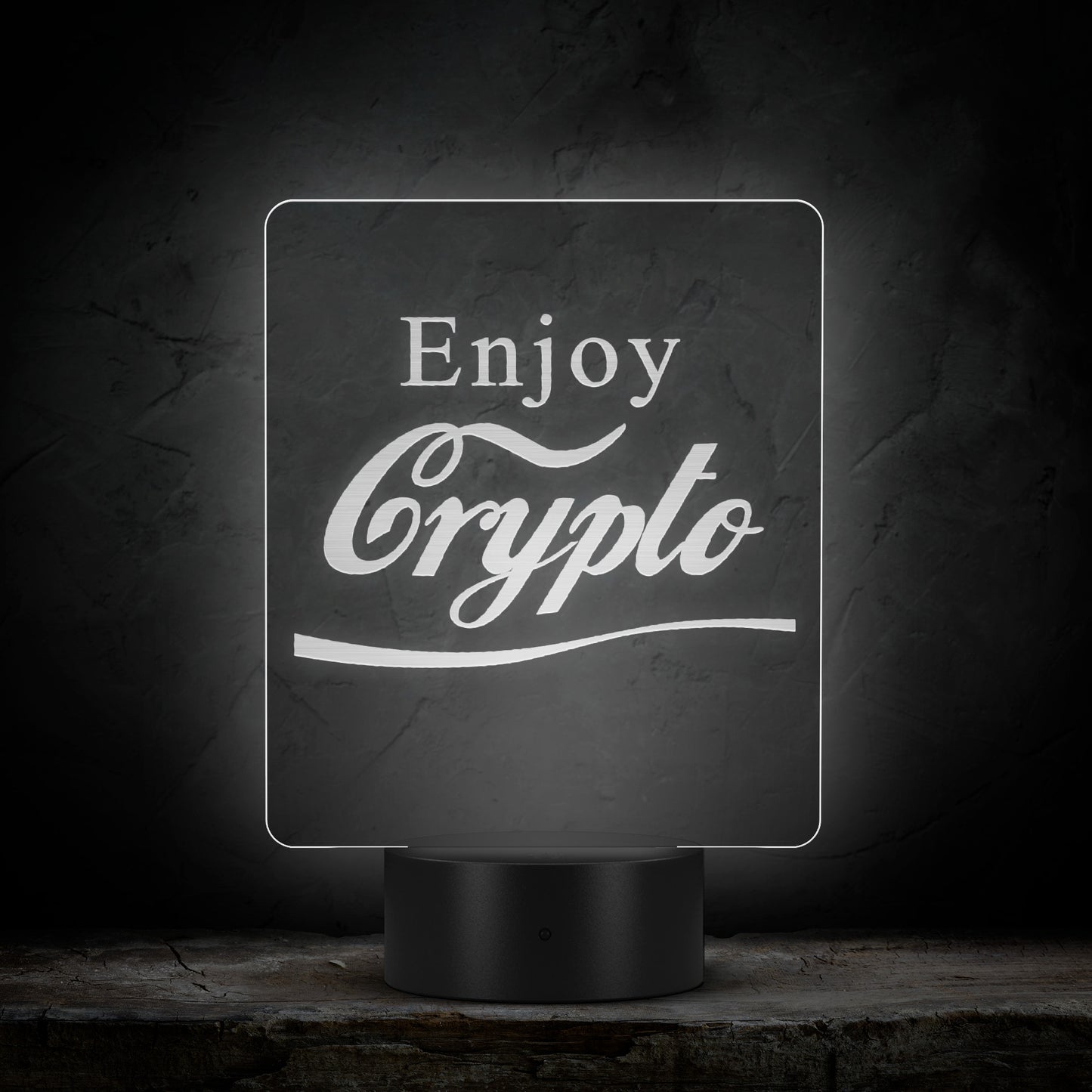 Crypto Enjoy Led Sign