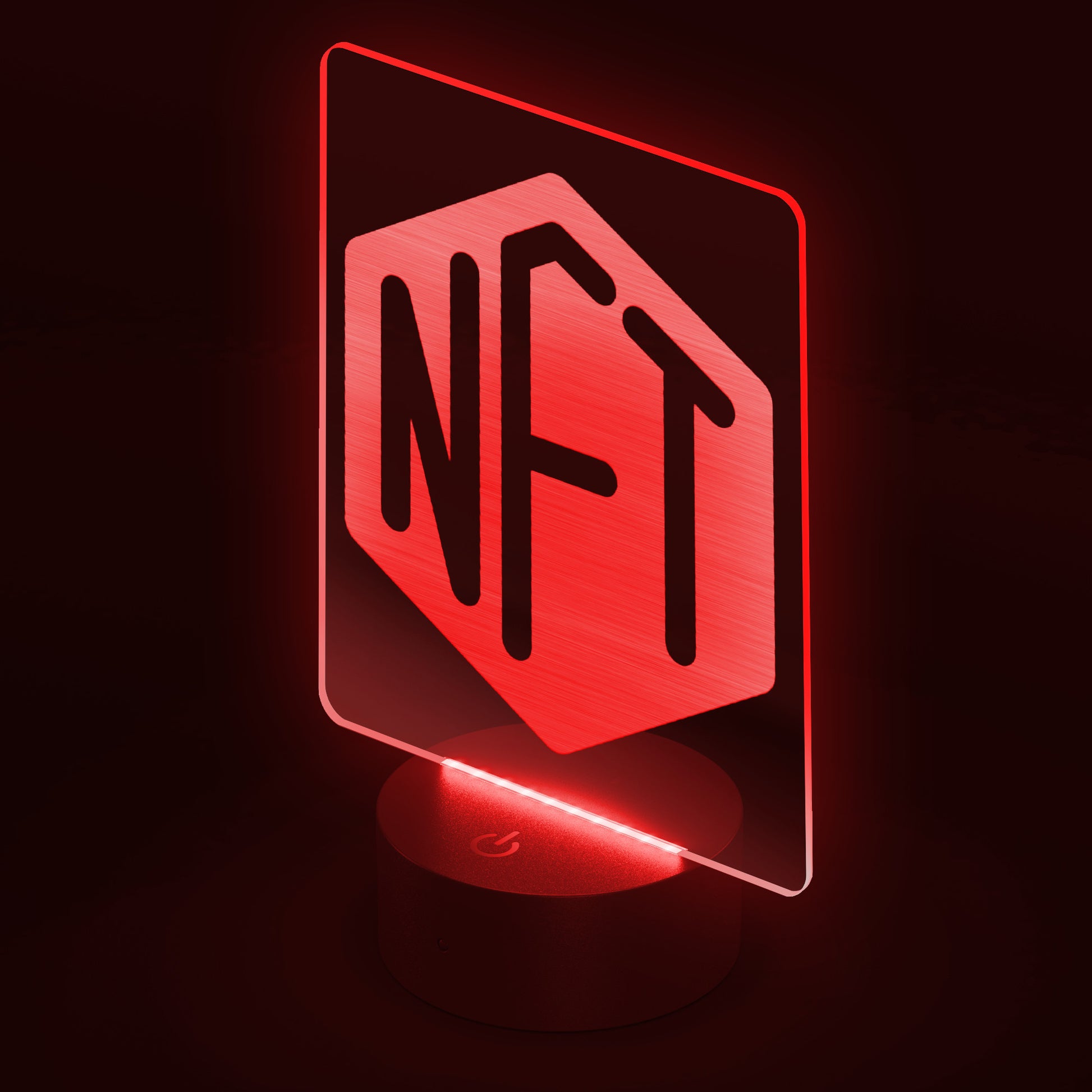 Nft Bold led Sign In N Out Crypto