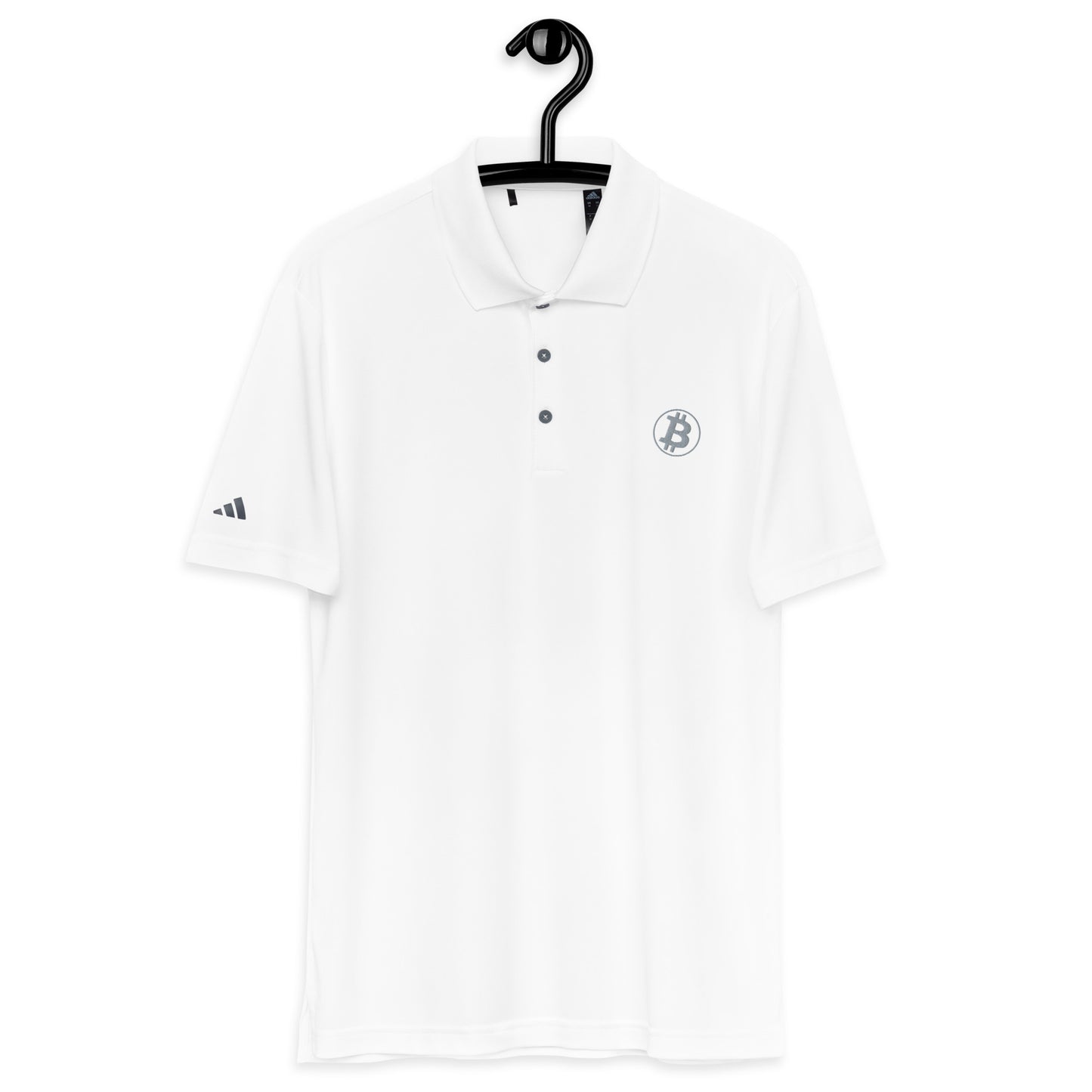 Bitcoin Adidas Performance Polo Shirt InNOutCrypto