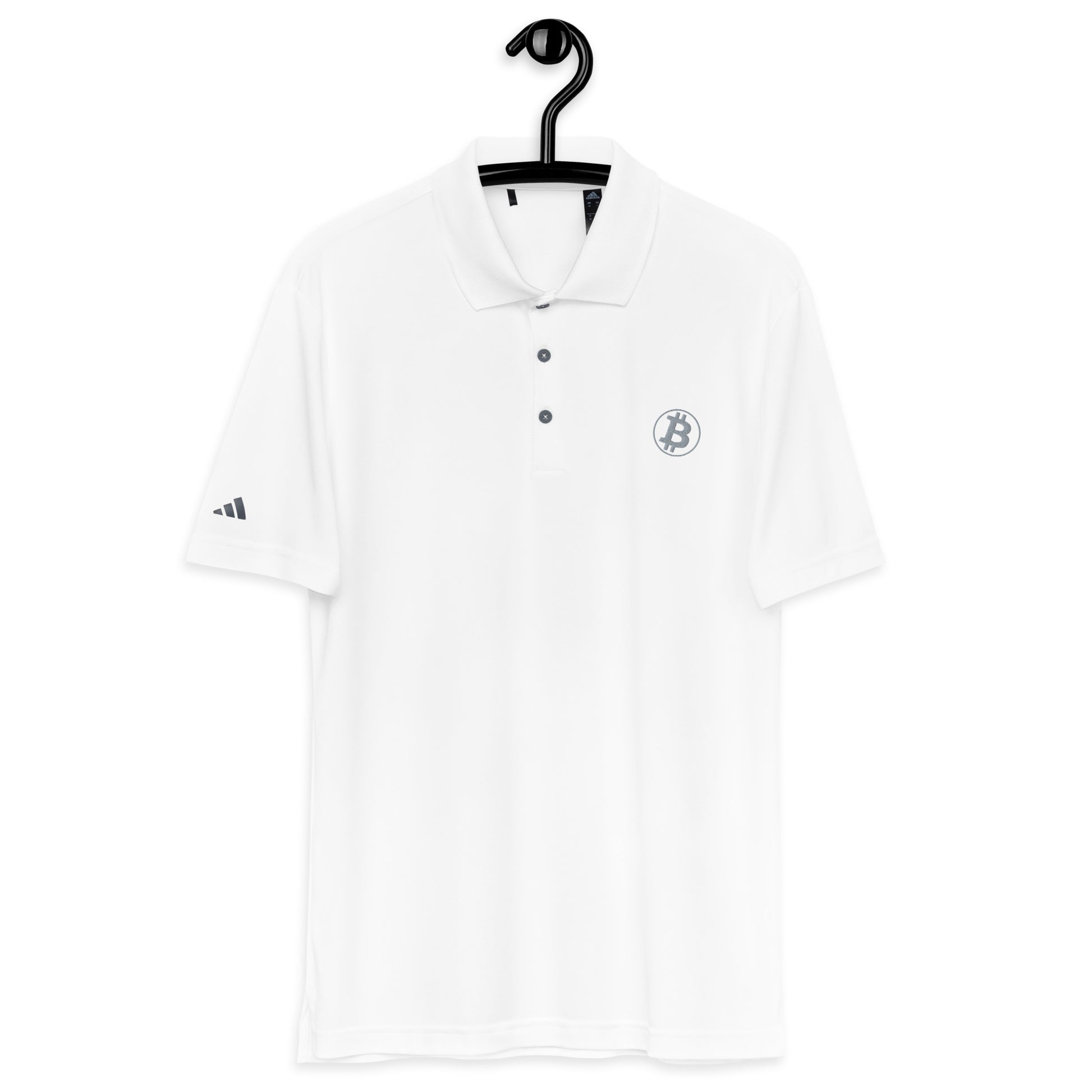 Bitcoin Adidas Performance Polo Shirt InNOutCrypto