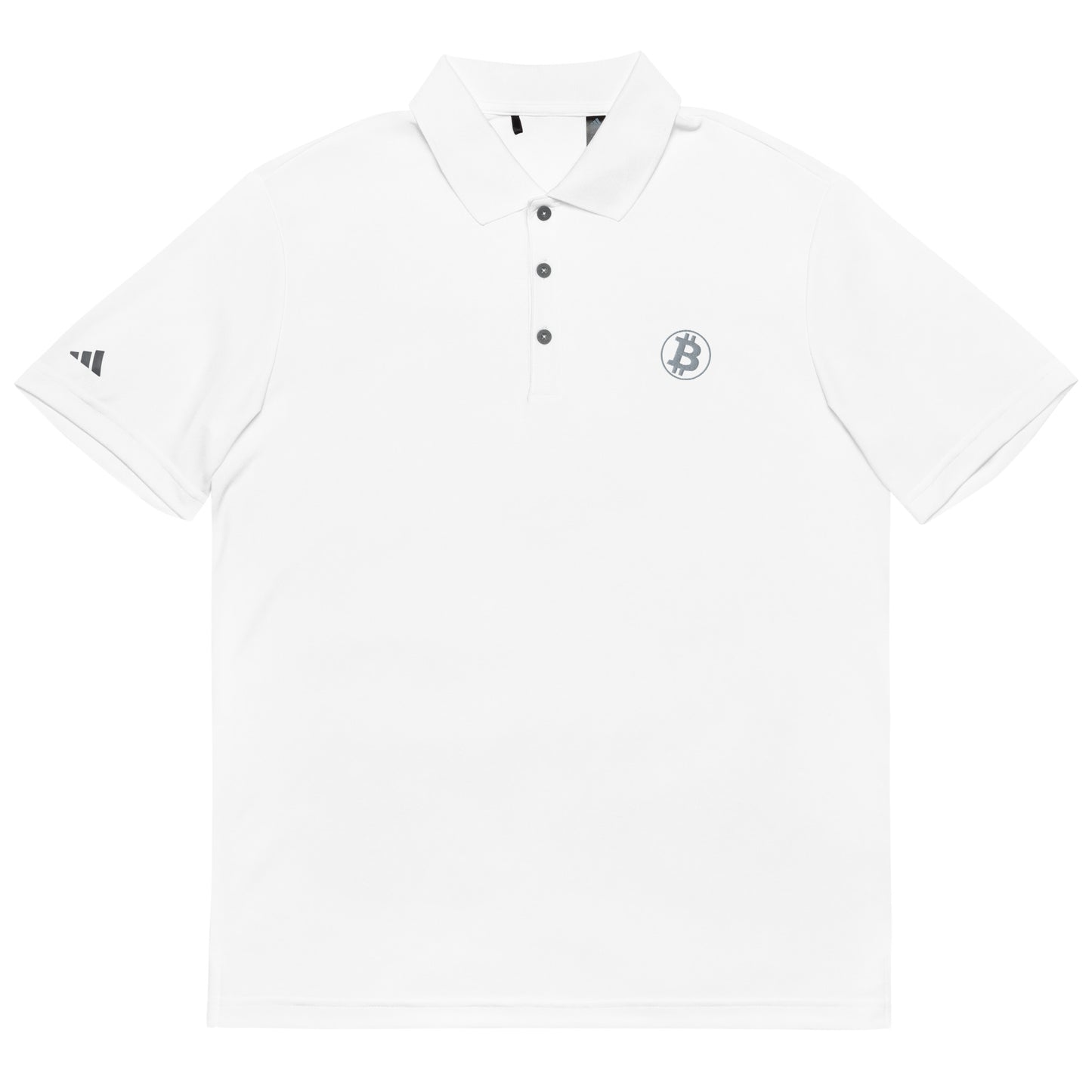 Bitcoin Adidas Performance Polo Shirt InNOutCrypto