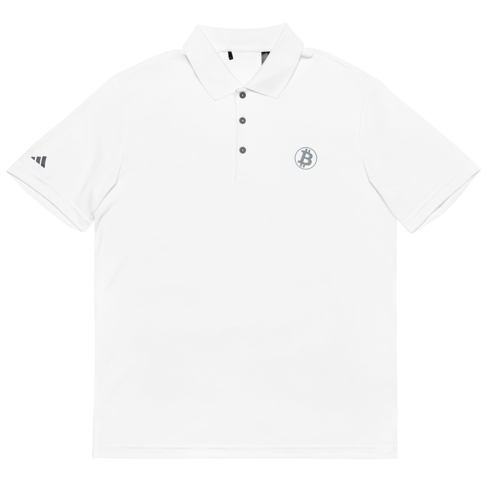 Bitcoin Adidas Performance Polo Shirt InNOutCrypto